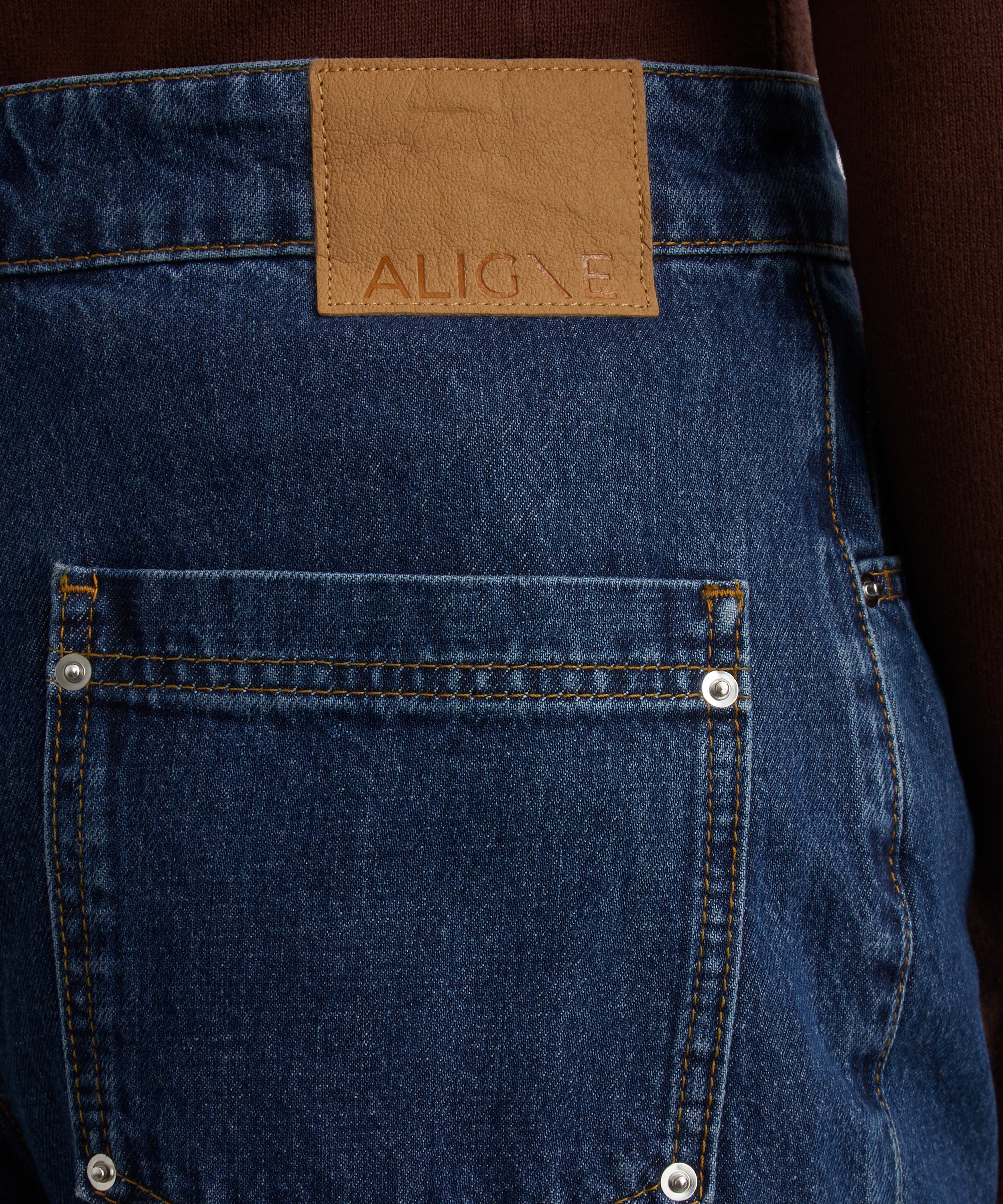 Aligne - Frazer Slim Barrel Leg Jeans image number 4