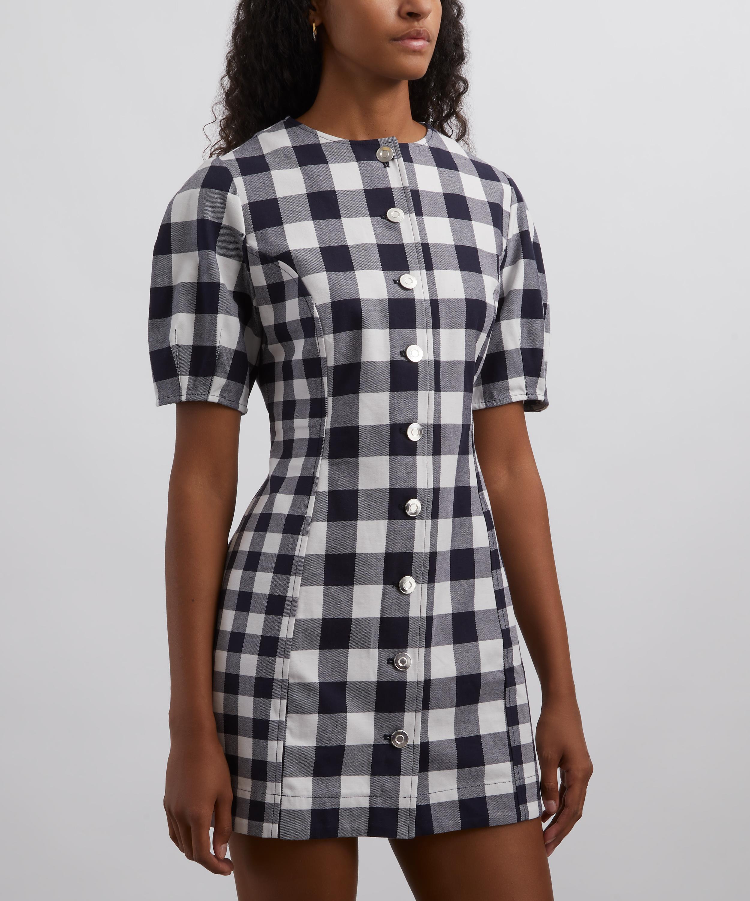 Aligne - Aurelia Waisted Check Mini Dress image number 2