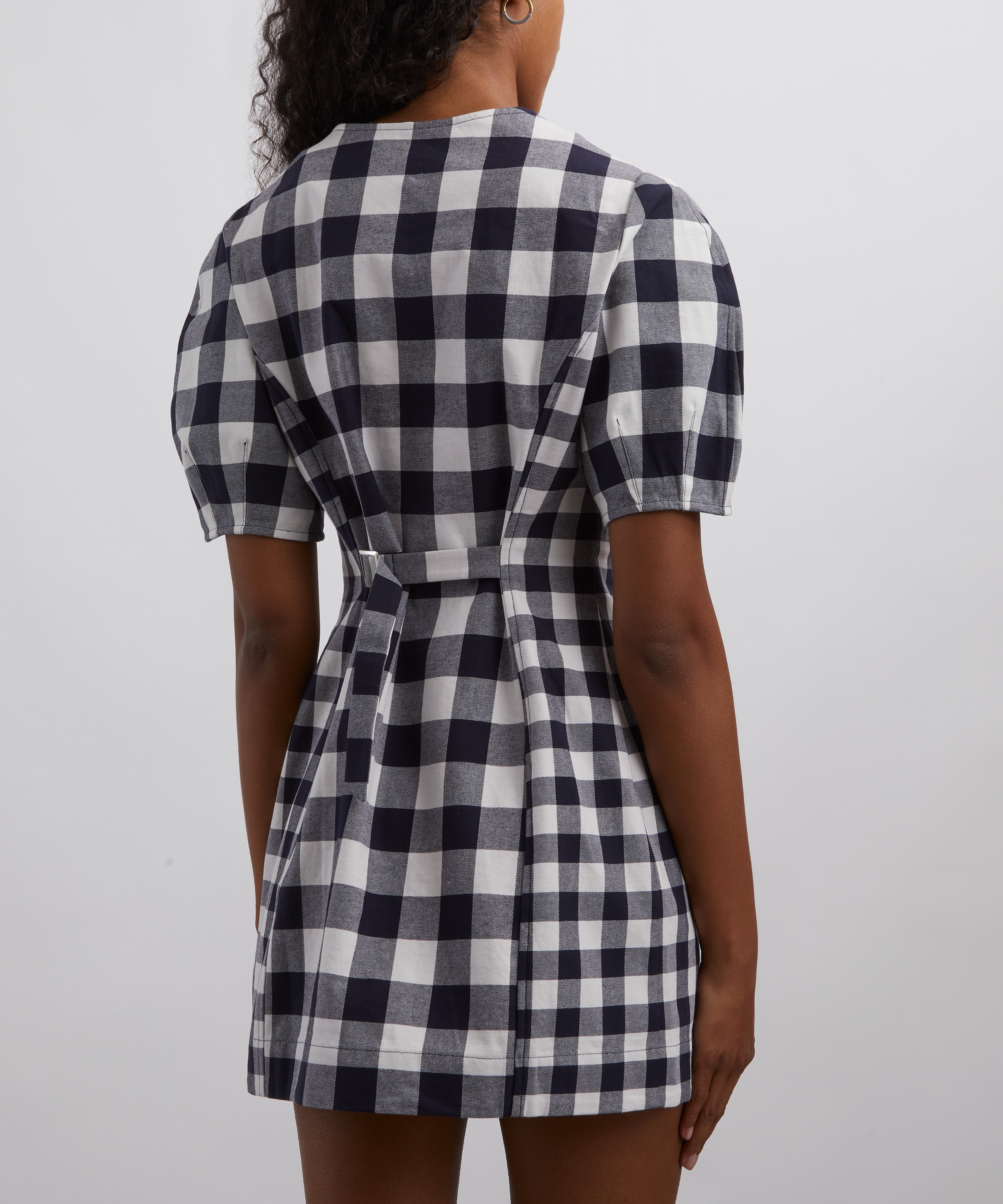 Aligne - Aurelia Waisted Check Mini Dress image number 3