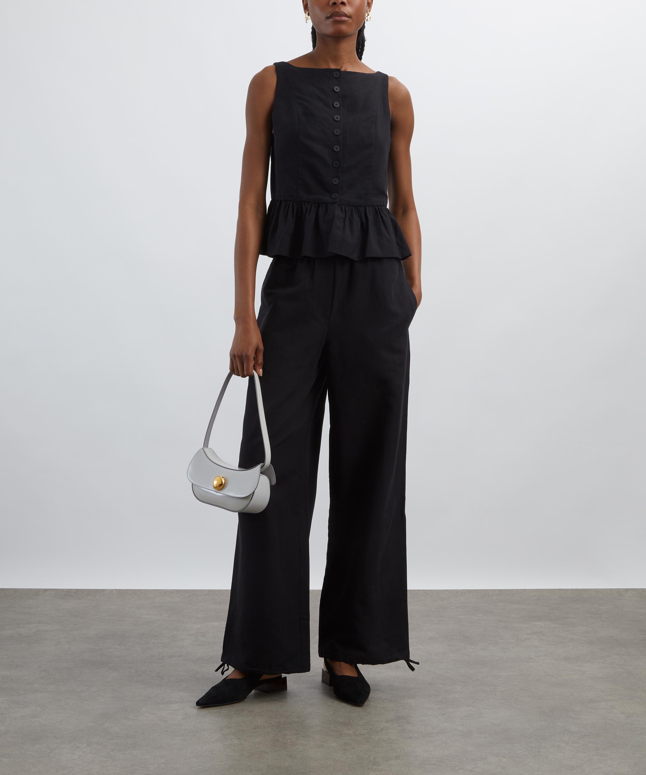 Aligne - Darla Linen Tie Detail Trousers image number 1