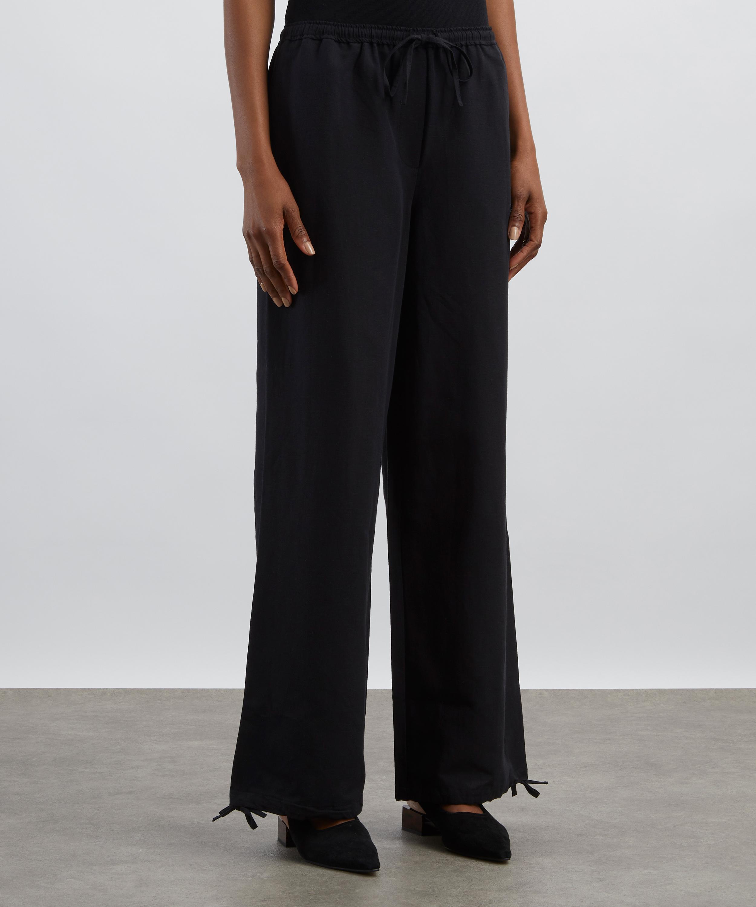 Aligne - Darla Linen Tie Detail Trousers image number 2