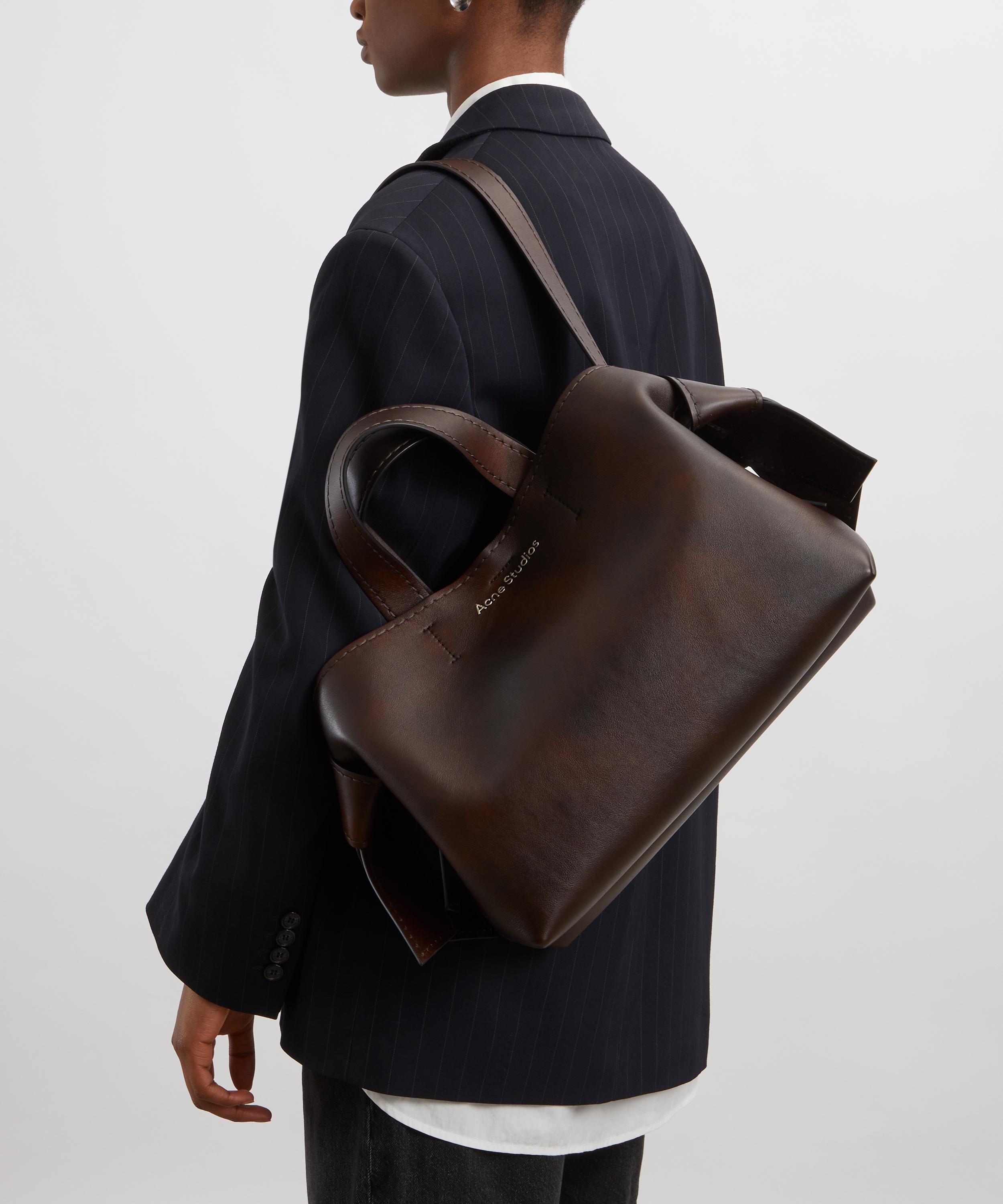 Acne Studios - Musubi Dark Brown Midi Tote Bag image number 6