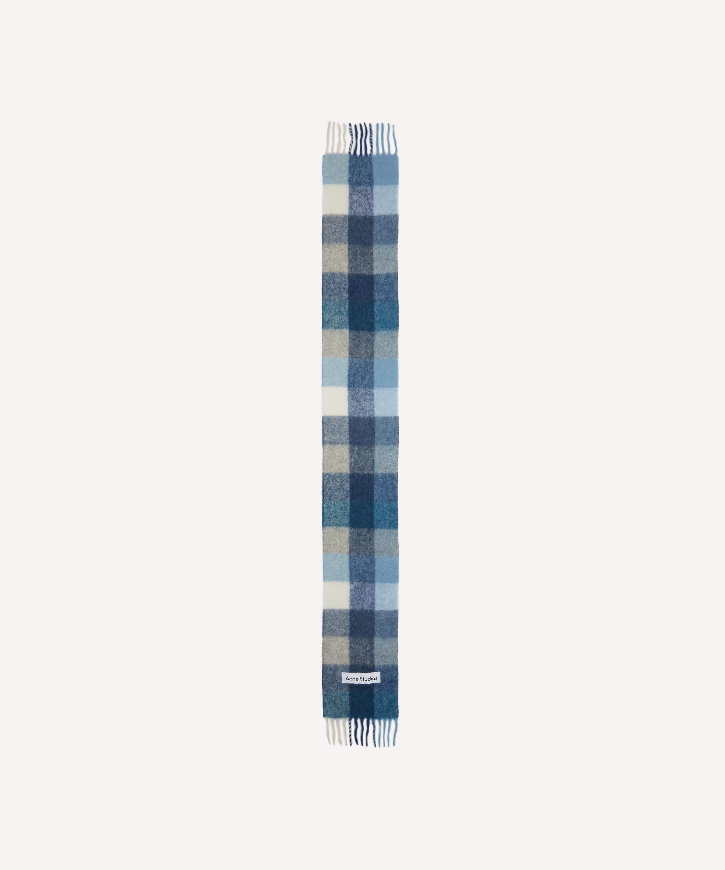 Acne Studios - Mohair Checked Scarf image number 0