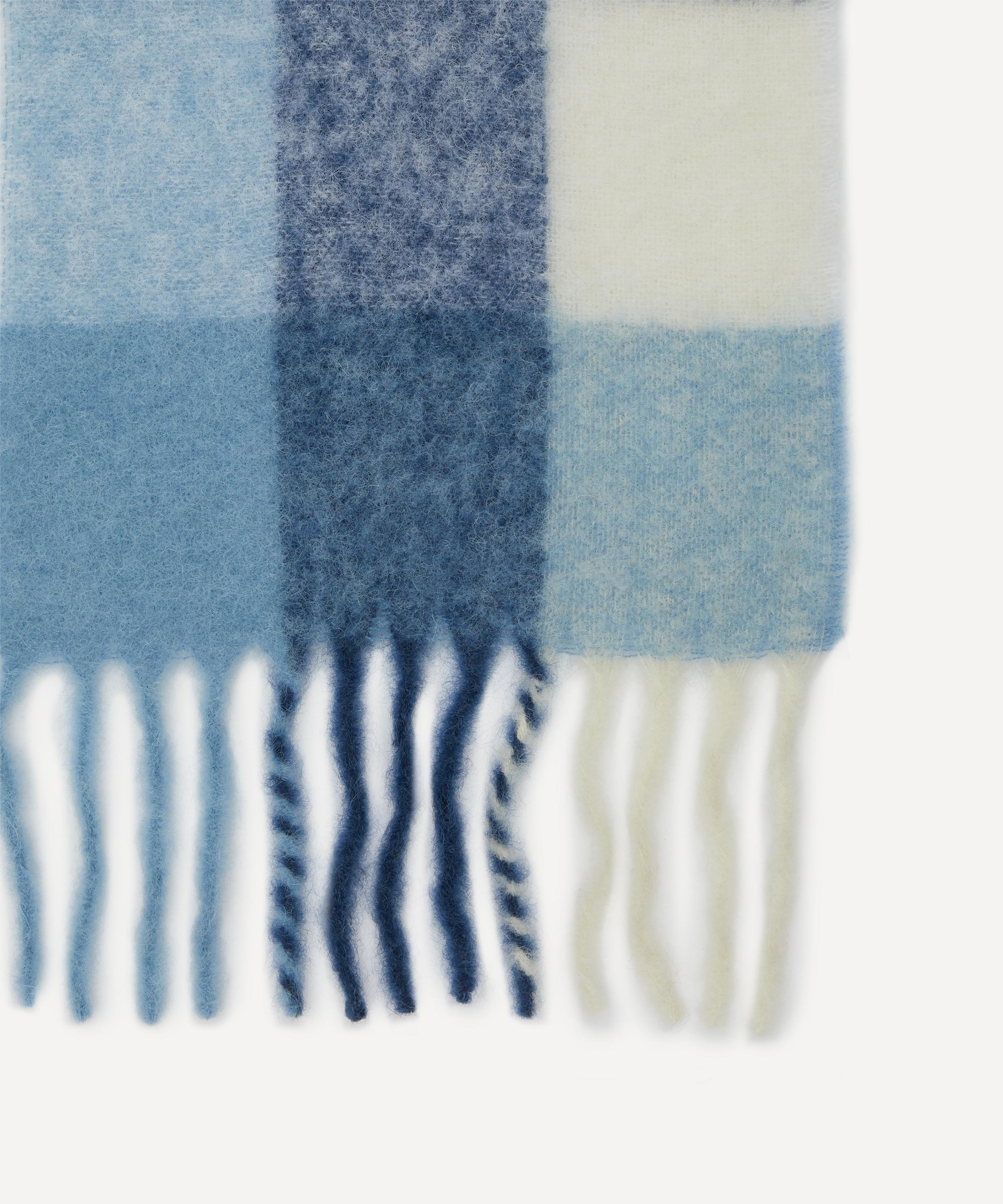 Acne Studios - Mohair Checked Scarf image number 2