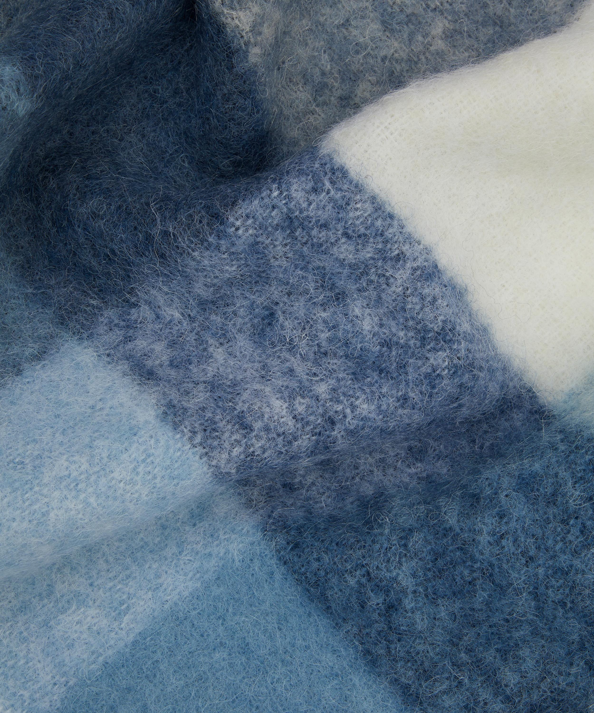 Acne Studios - Mohair Checked Scarf image number 3