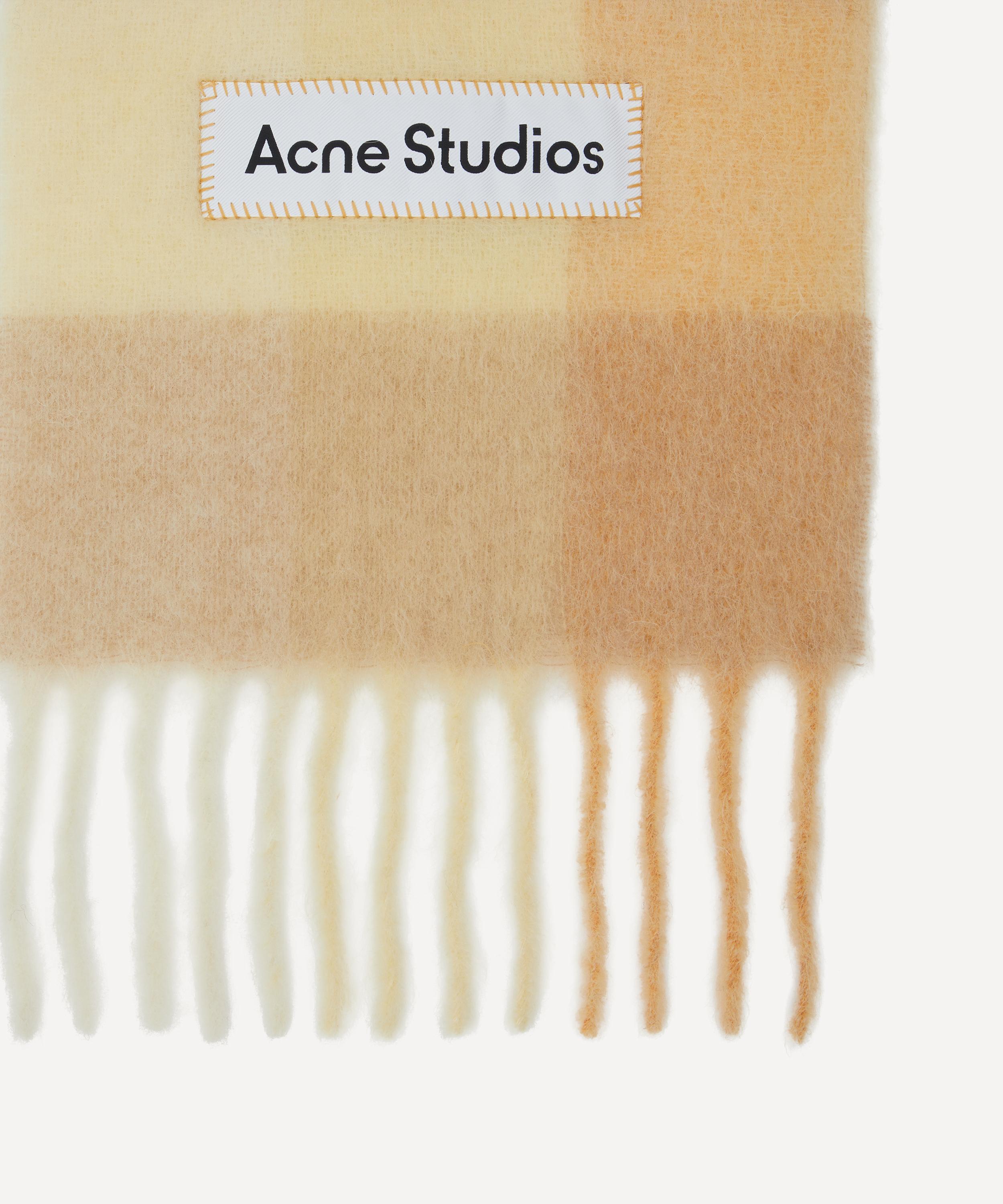 Acne Studios - Mohair Checked Scarf image number 2