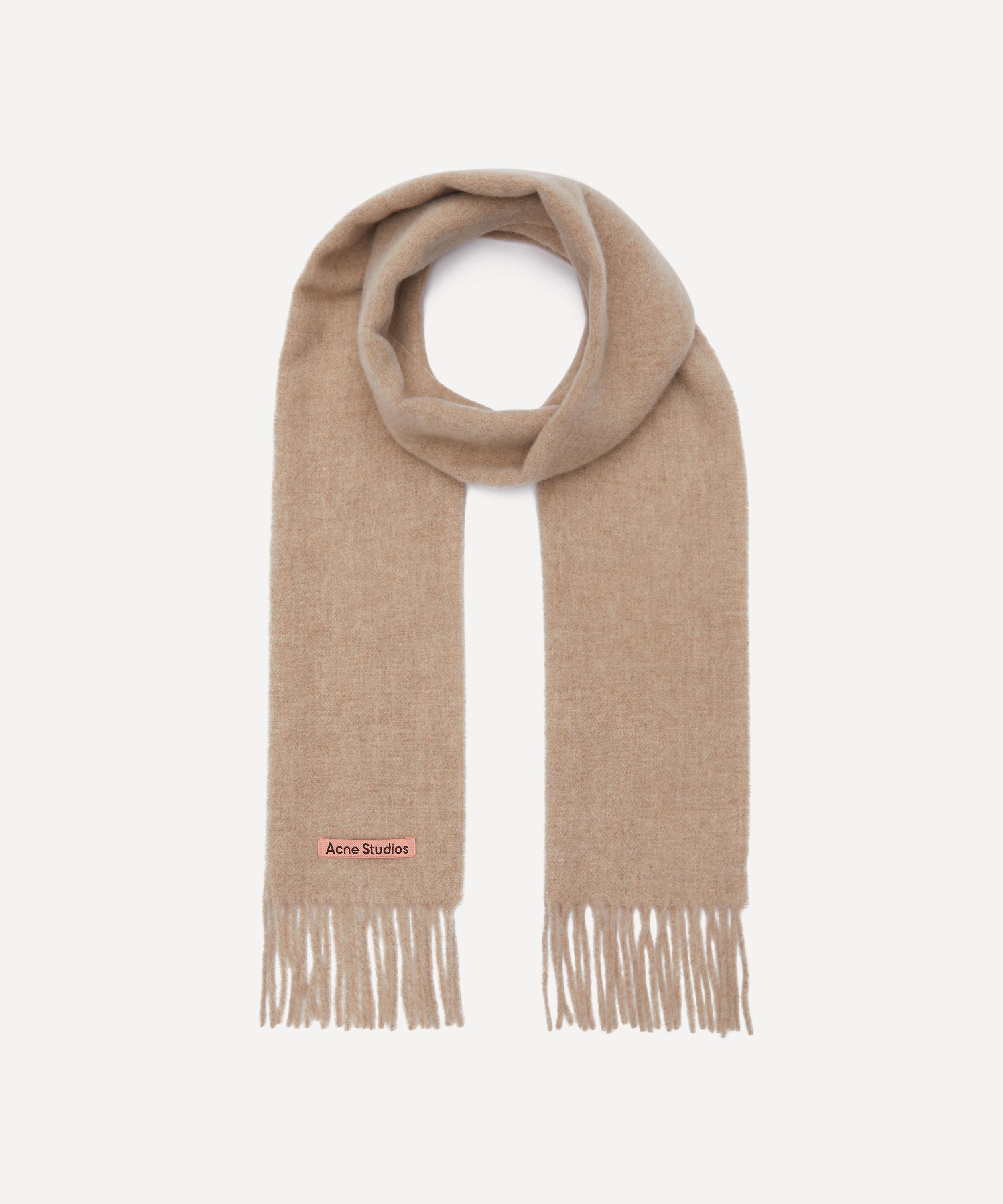 Acne Studios - Skinny Fringe Wool Scarf image number 1