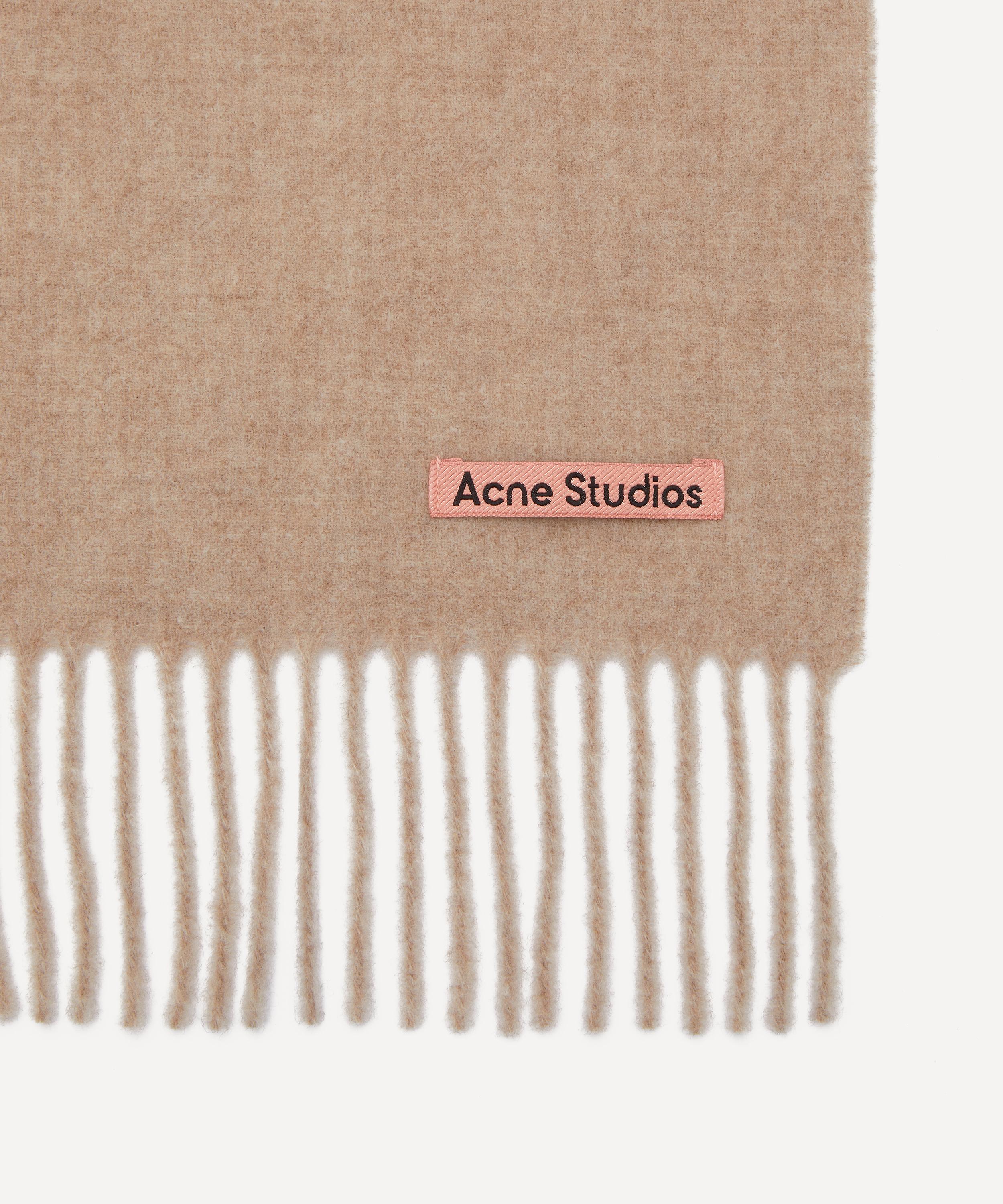 Acne Studios - Skinny Fringe Wool Scarf image number 2