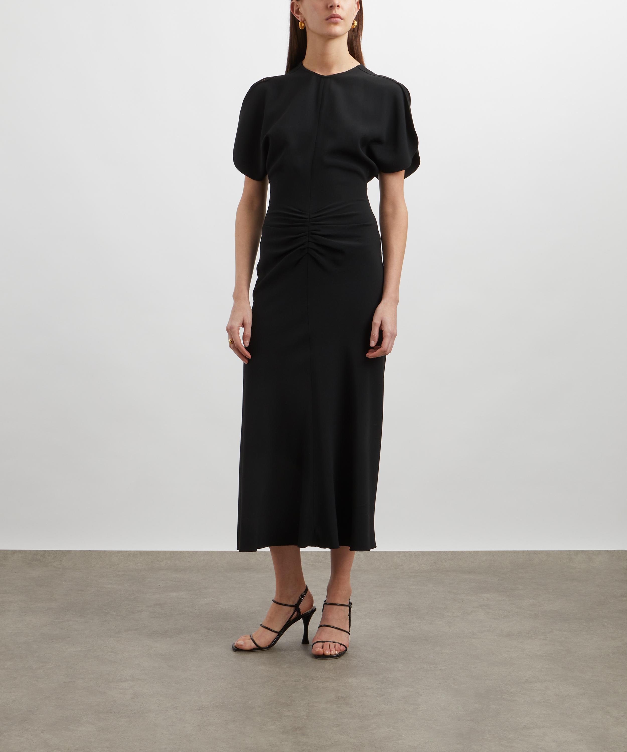 Victoria Beckham - Gathered Waist Midi Dress image number 2