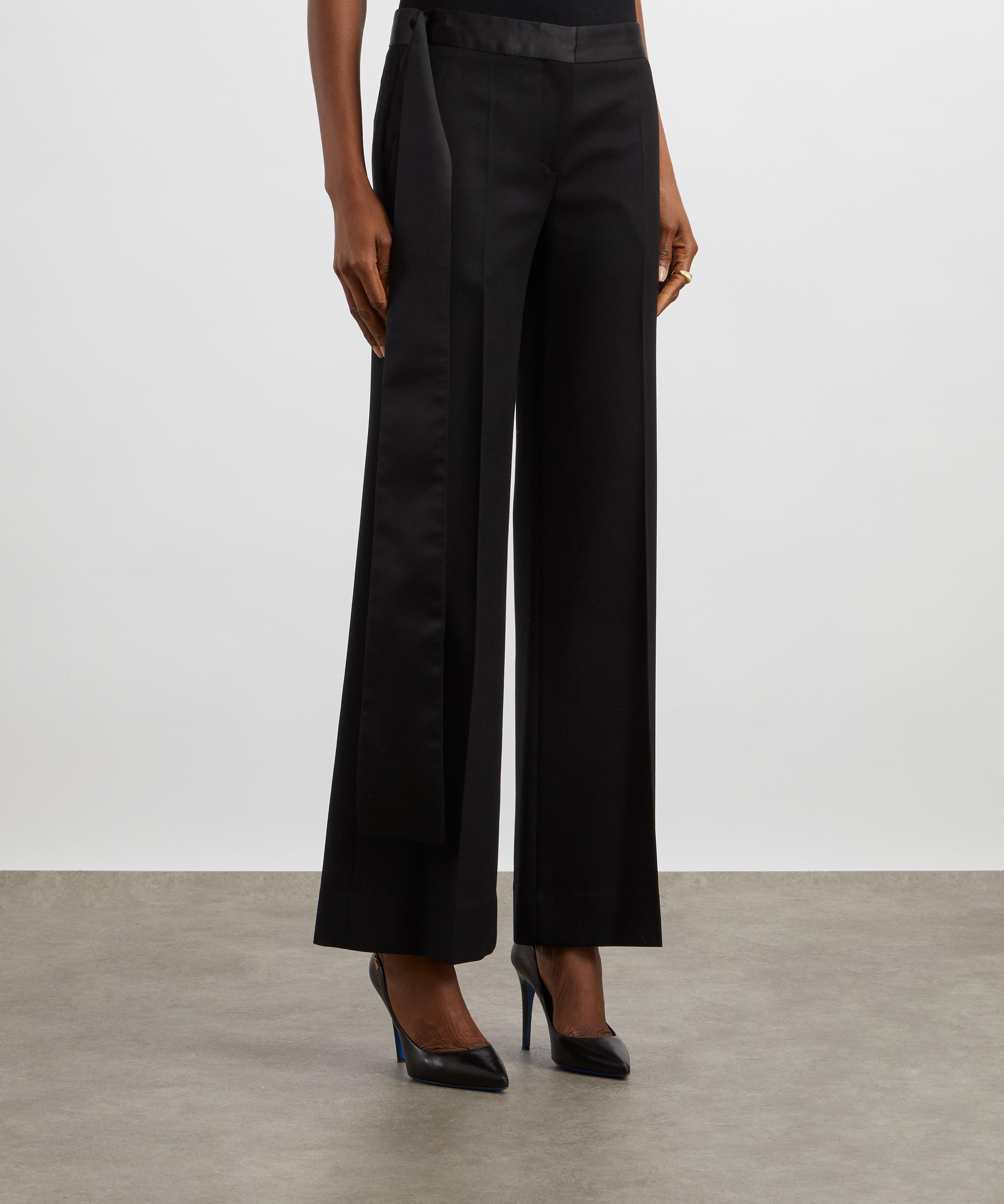 Victoria Beckham - Gigi Pleated Wide Leg Trousers image number 2