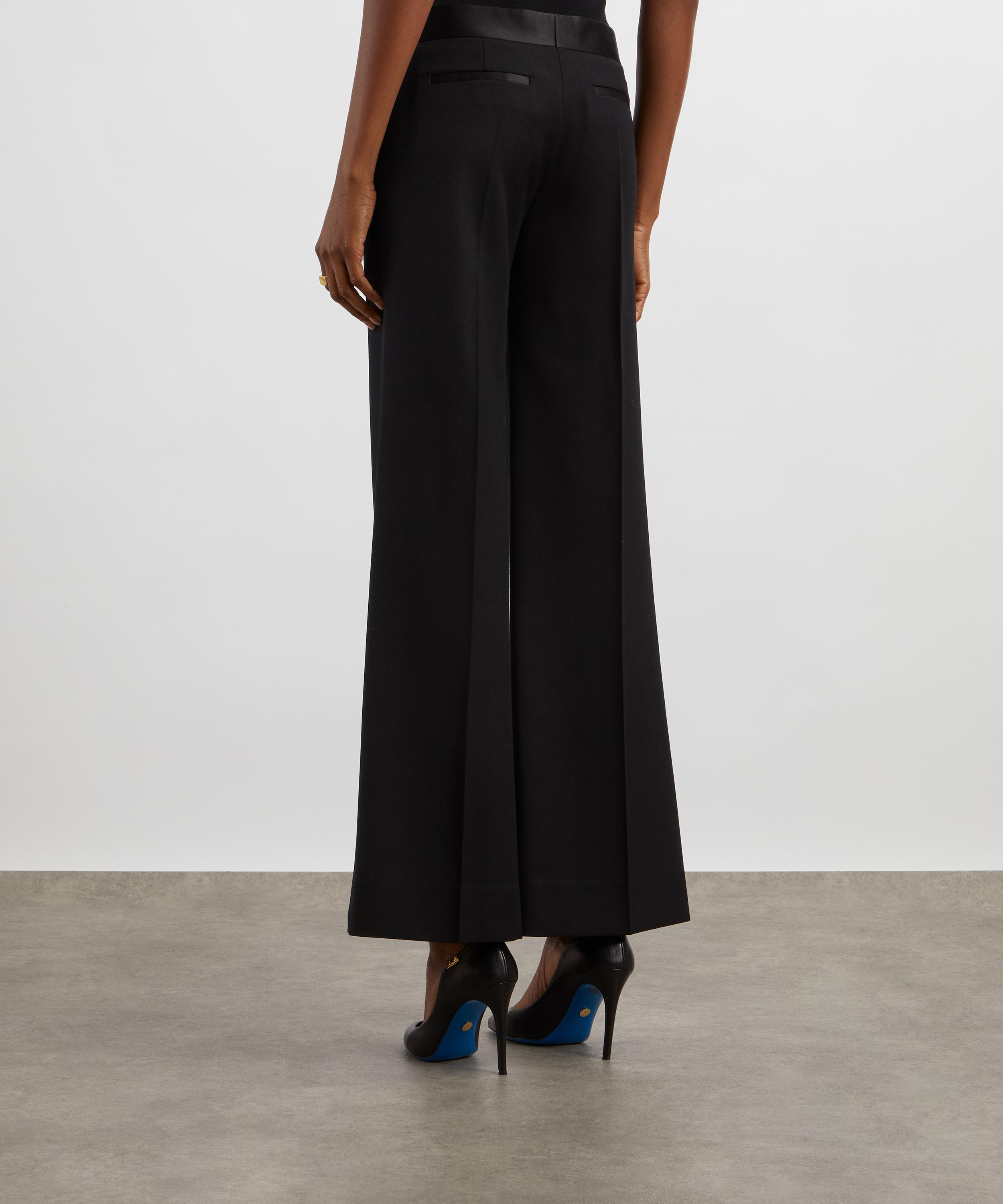 Victoria Beckham - Gigi Pleated Wide Leg Trousers image number 3