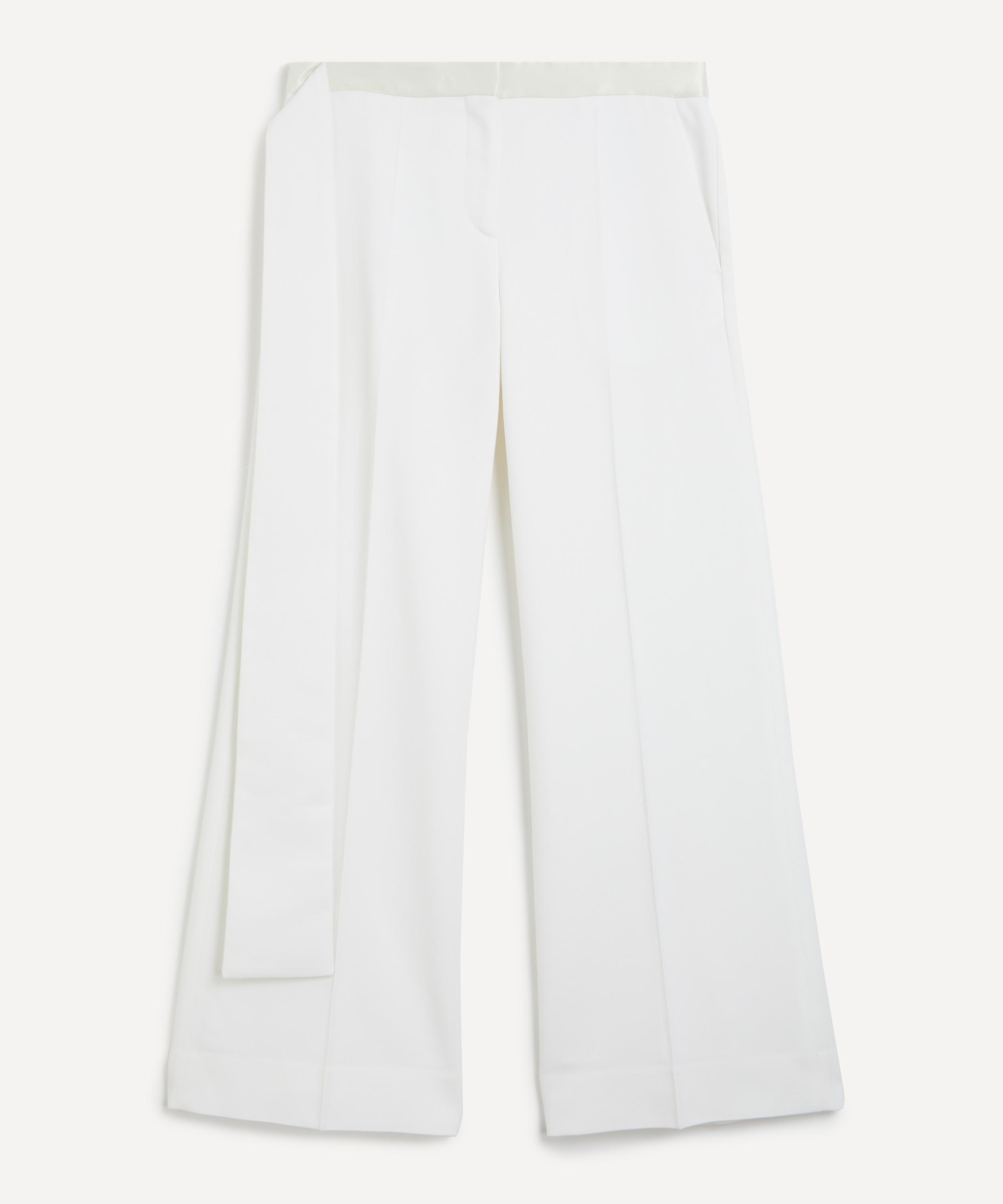 Victoria Beckham - Gigi Pleated Wide Leg Trousers image number 0