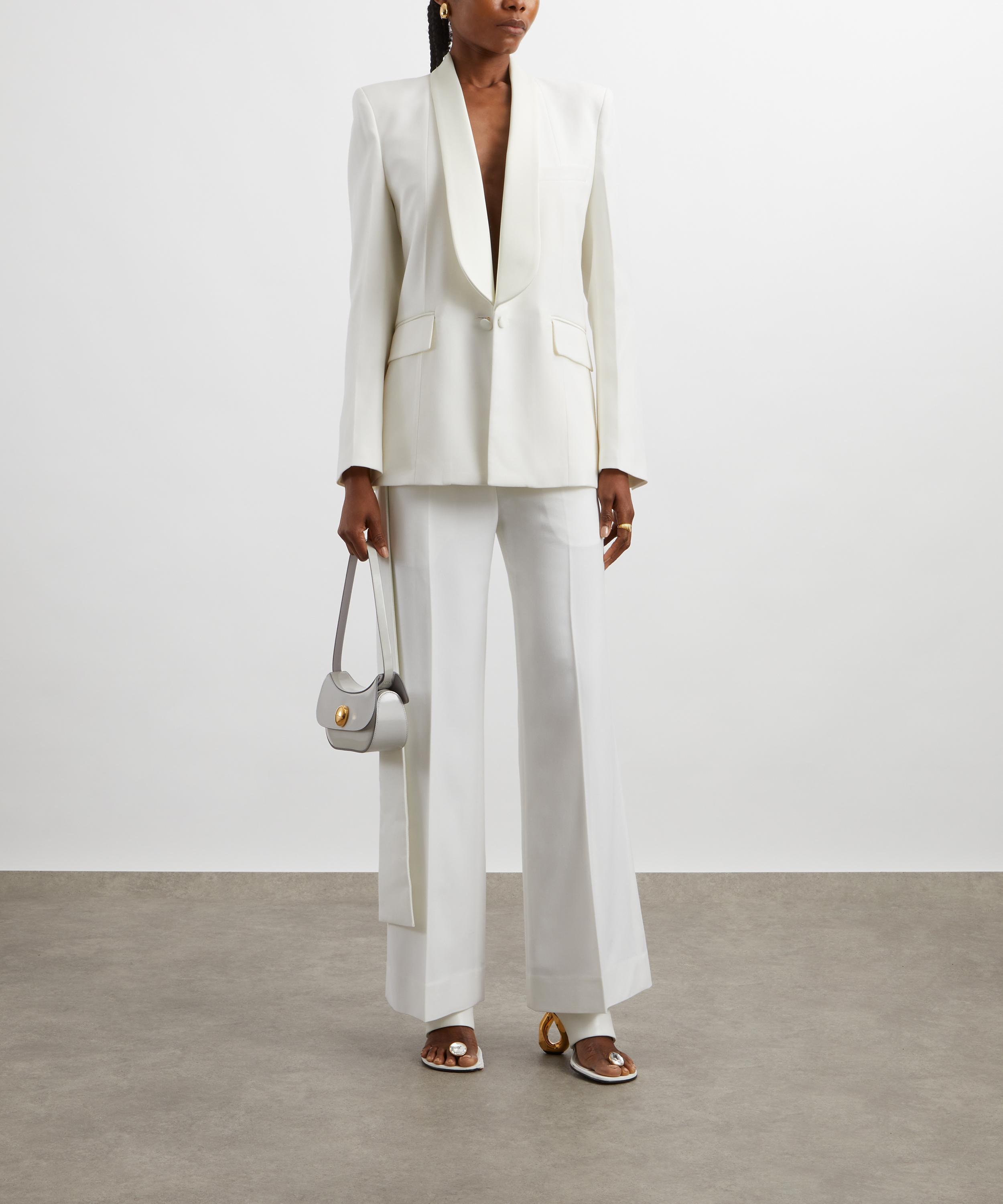 Victoria Beckham - Gigi Pleated Wide Leg Trousers image number 1