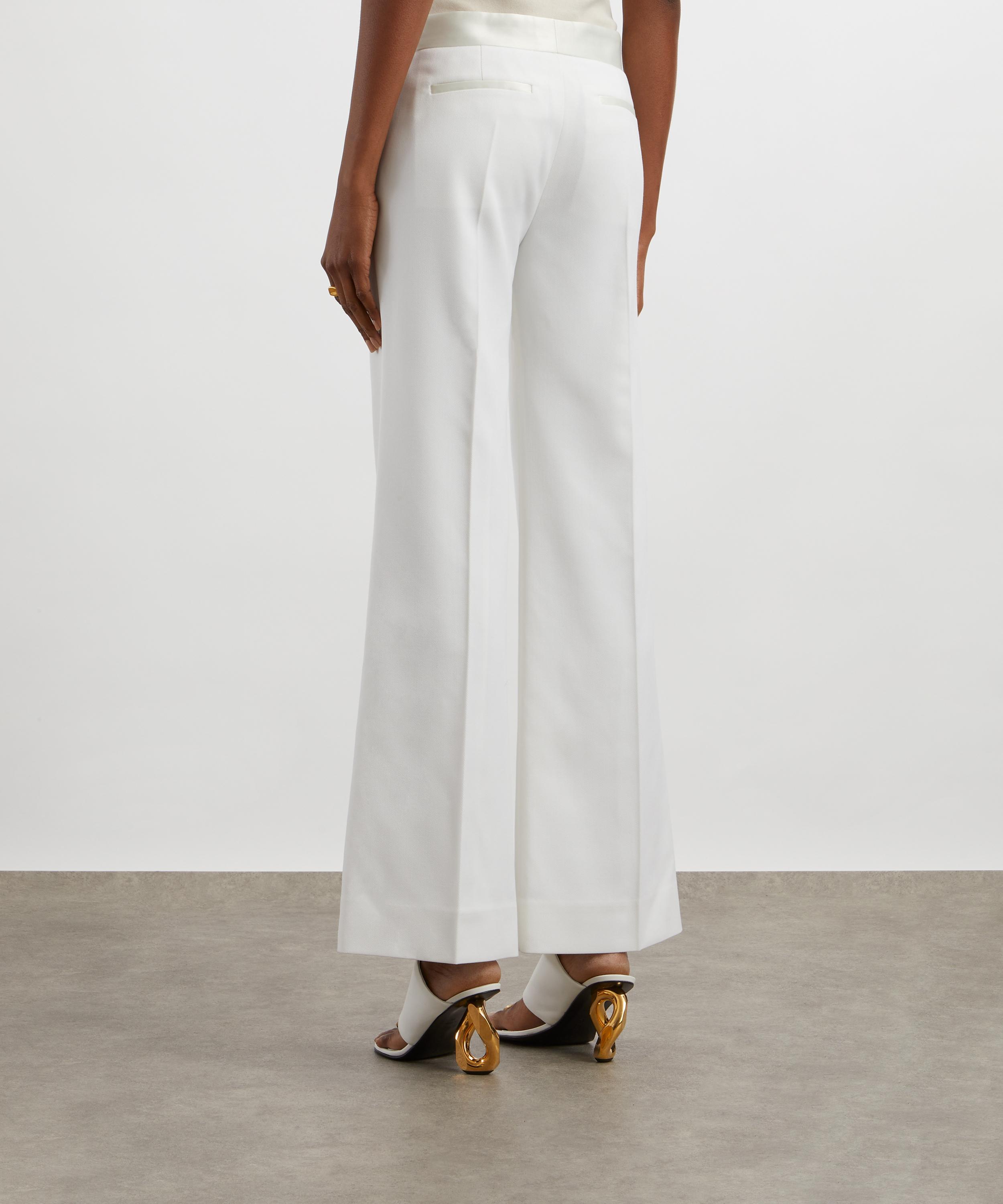 Victoria Beckham - Gigi Pleated Wide Leg Trousers image number 3