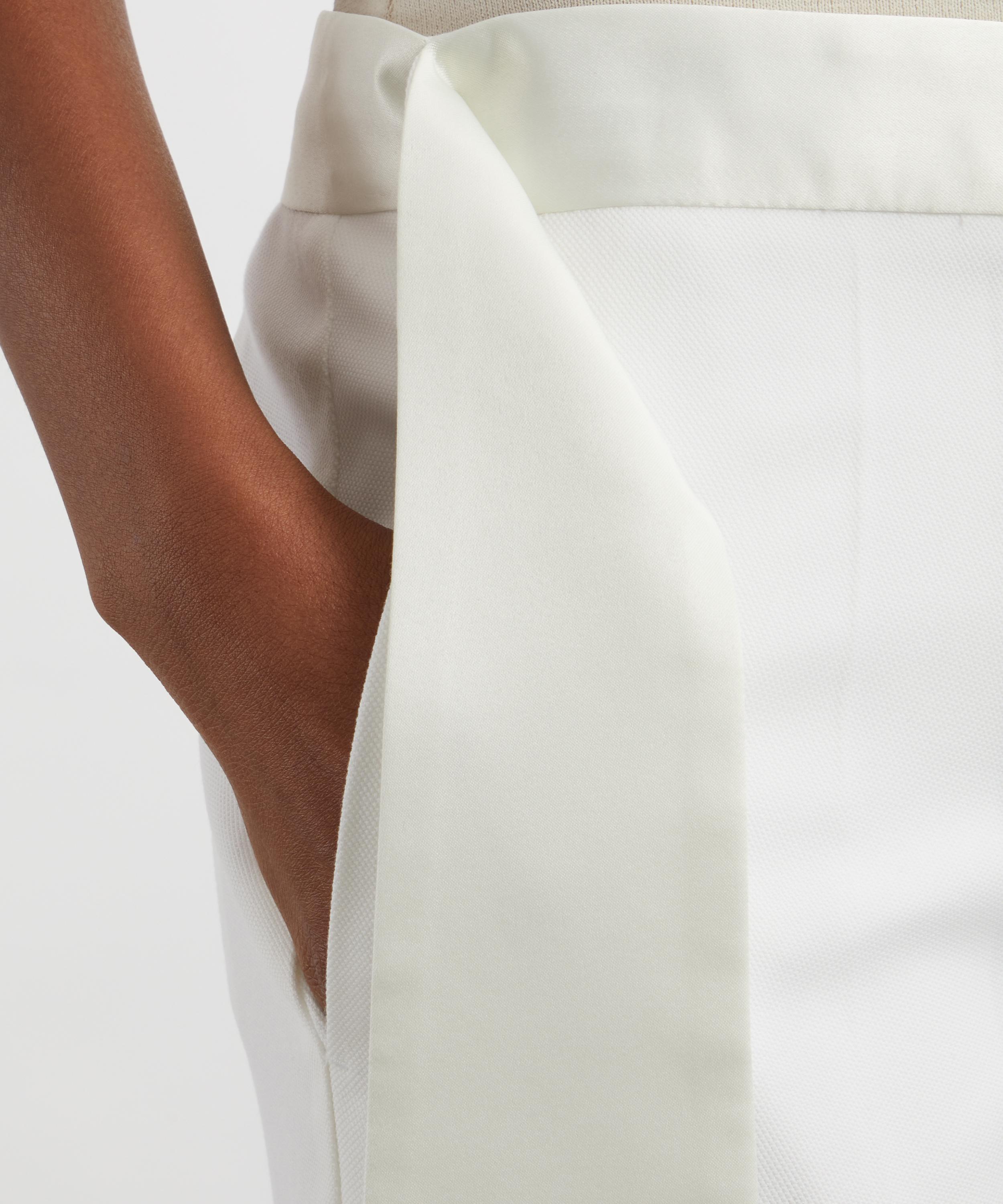 Victoria Beckham - Gigi Pleated Wide Leg Trousers image number 4