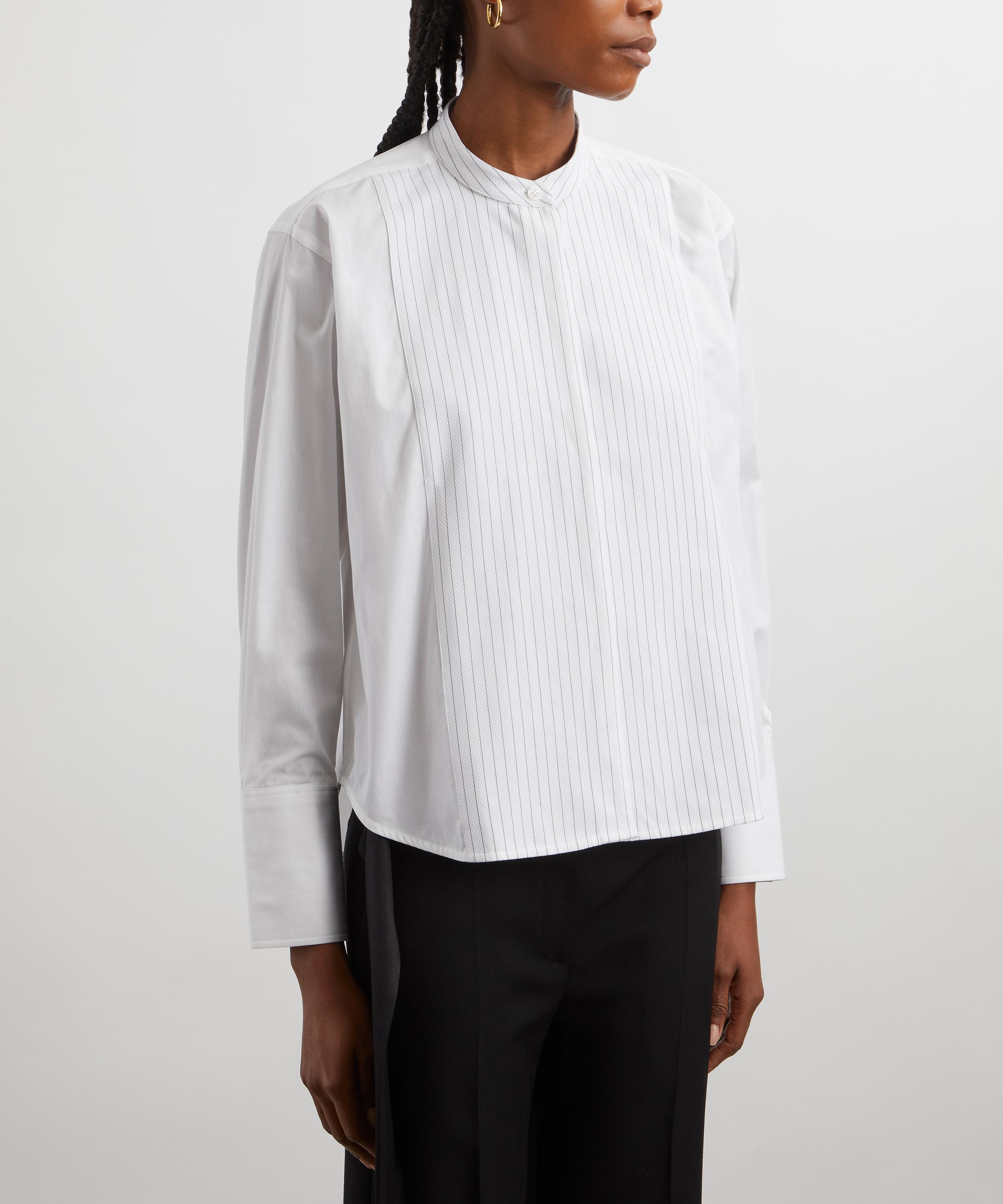 Victoria Beckham - Cropped Tux Shirt image number 2