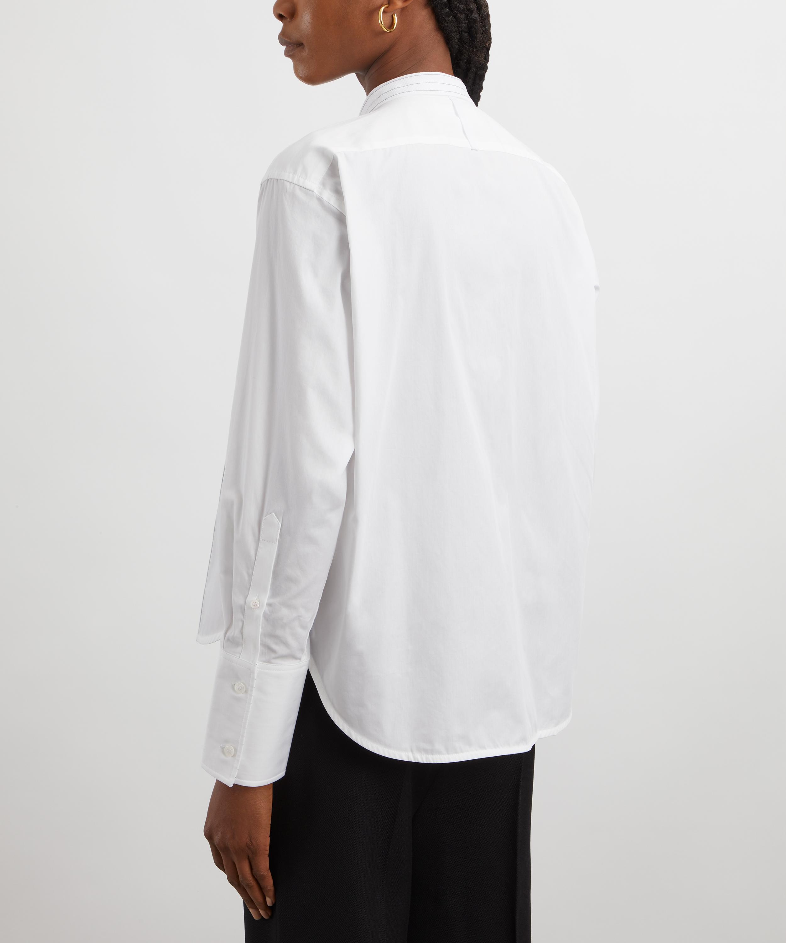 Victoria Beckham - Cropped Tux Shirt image number 3