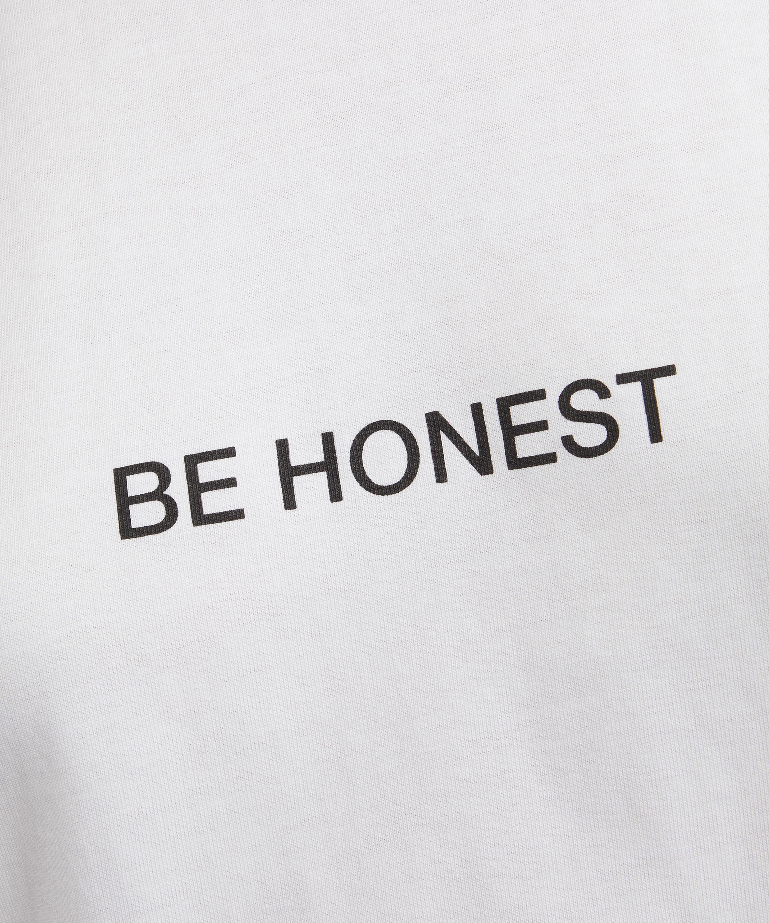 Victoria Beckham - Be Honest Slogan T-Shirt image number 4