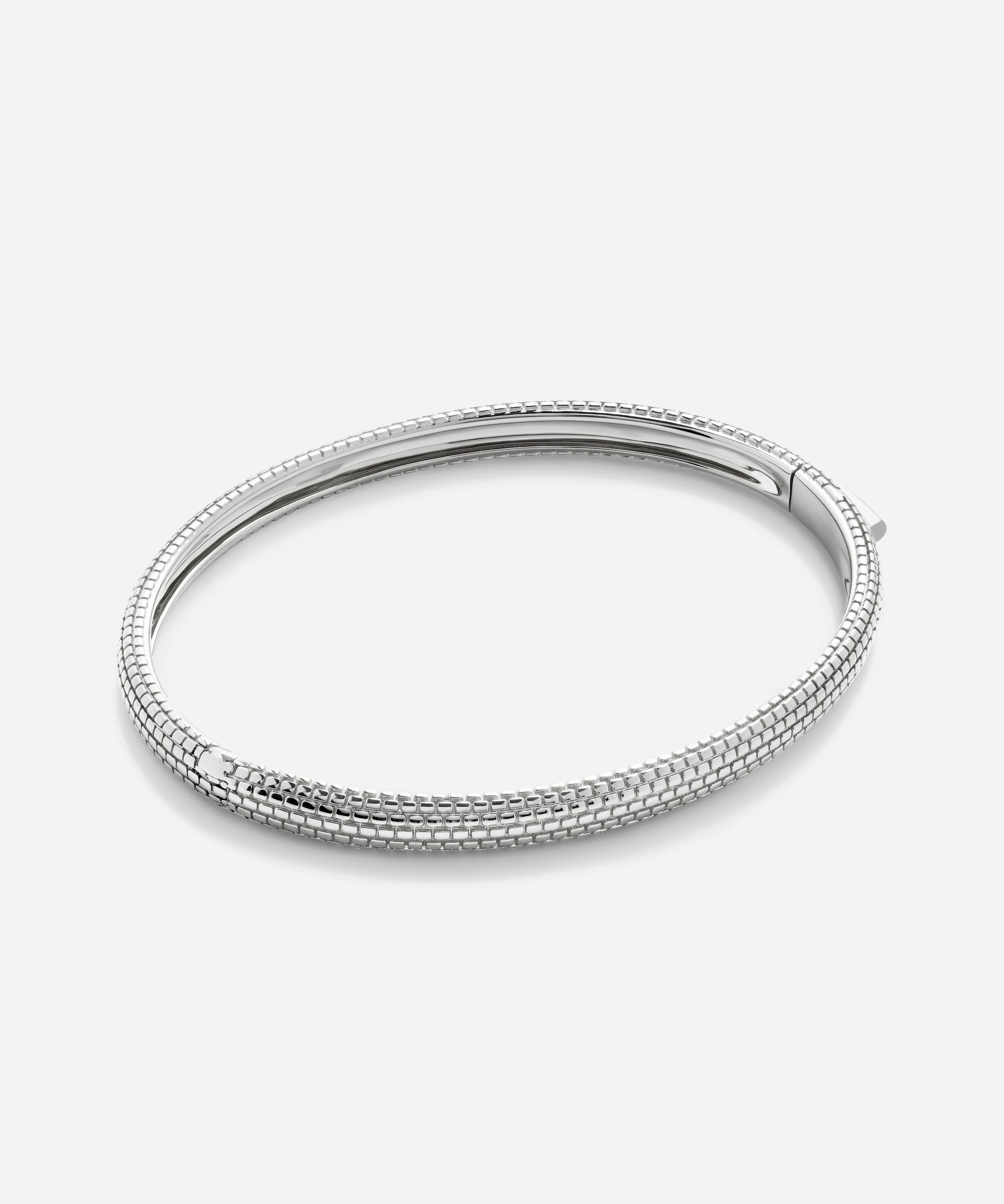 Monica Vinader - Sterling Silver Heirloom Bangle Bracelet