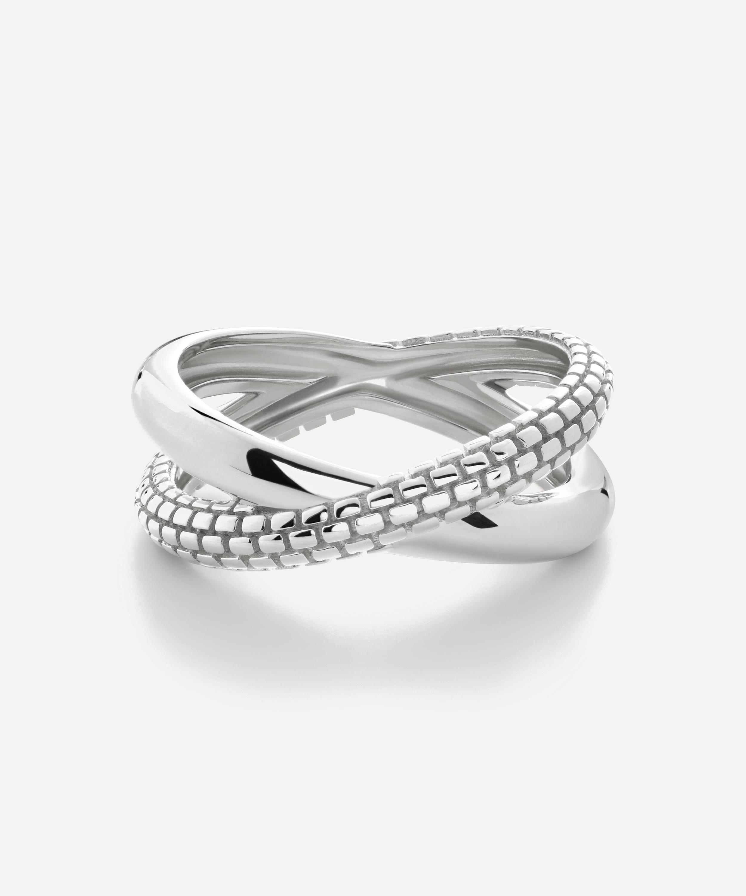 Monica Vinader - Sterling Silver Heirloom Crossover Ring