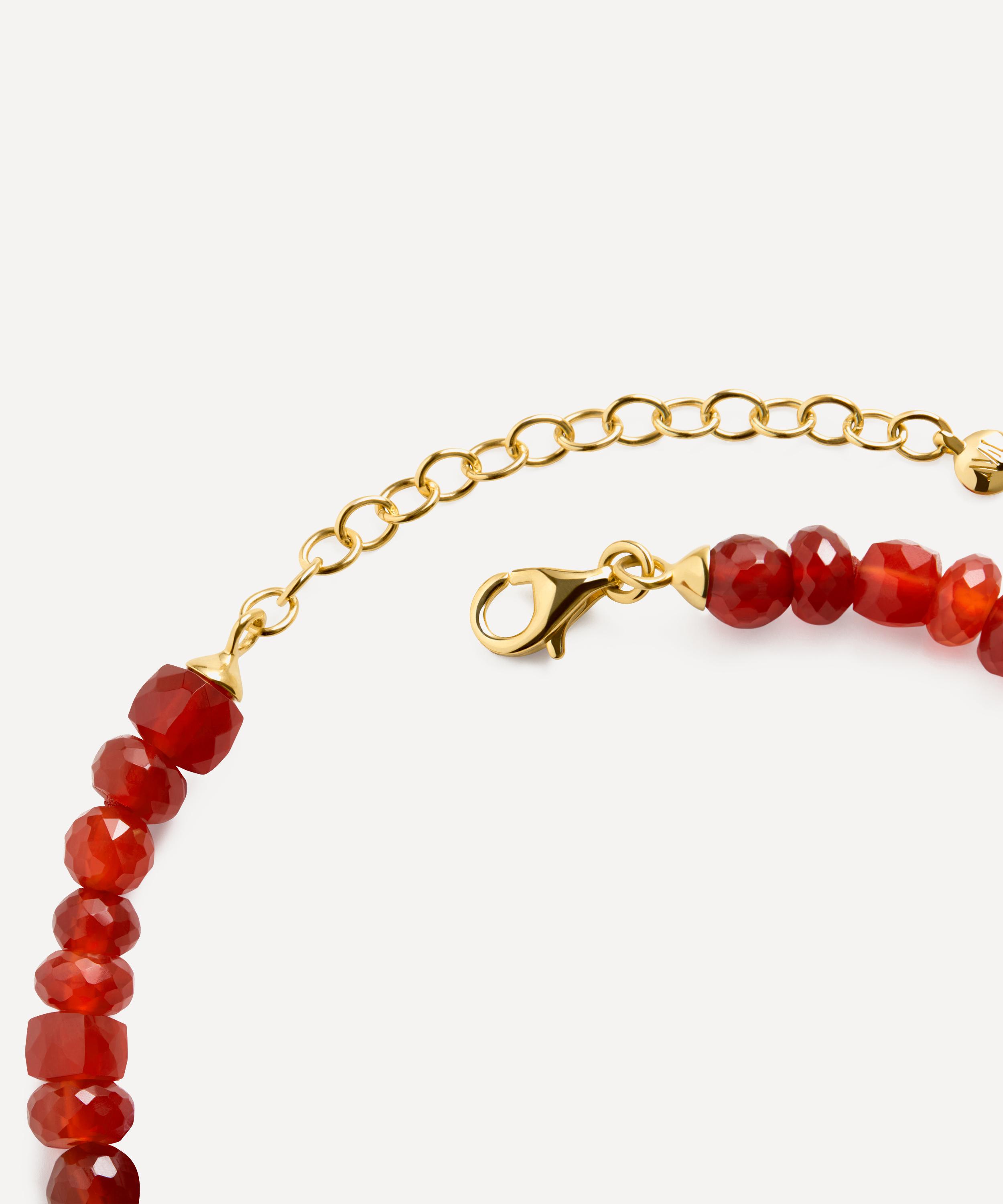 Monica Vinader - 18ct Gold-Plated Vermeil Silver Lucky Gemstone Beaded Bracelet image number 3