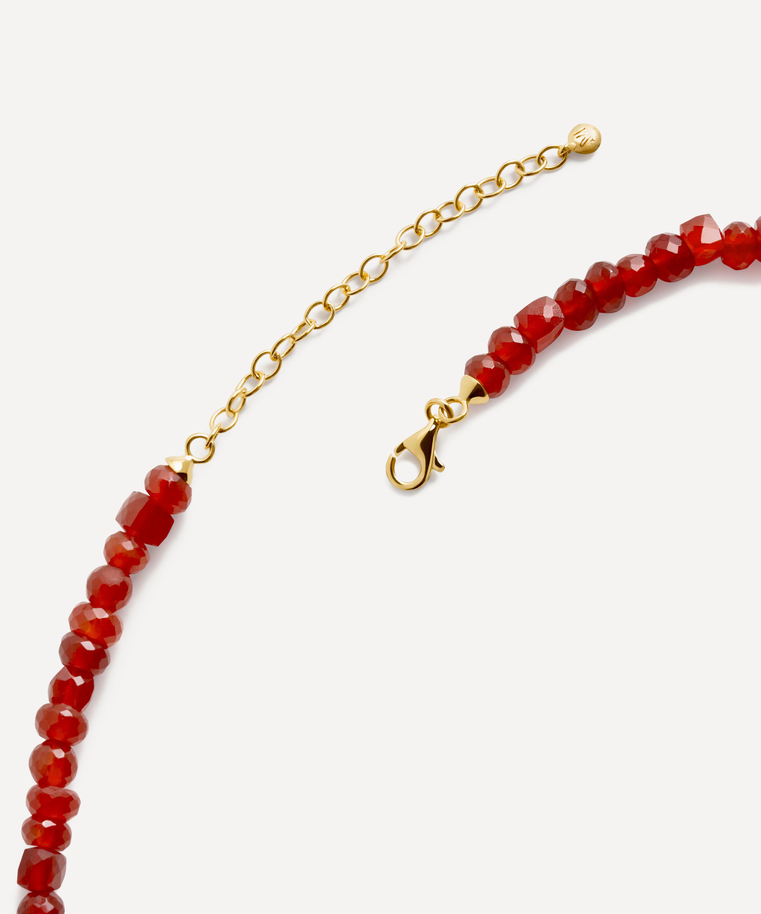 Monica Vinader - 18ct Gold-Plated Vermeil Silver Lucky Beaded Necklace image number 3