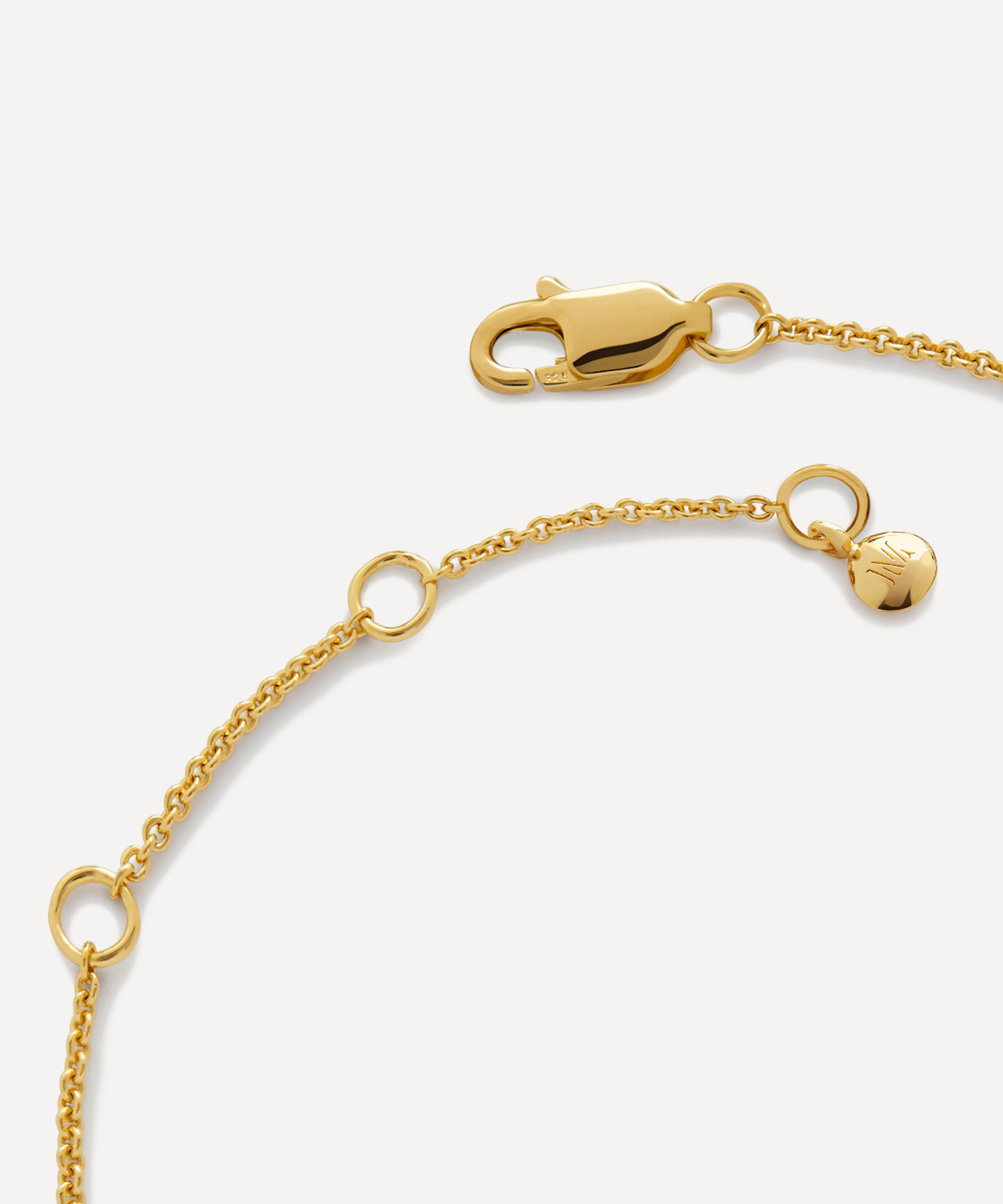 Monica Vinader - 18ct Gold-Plated Vermeil Silver November Birthstone Chain Bracelet image number 4