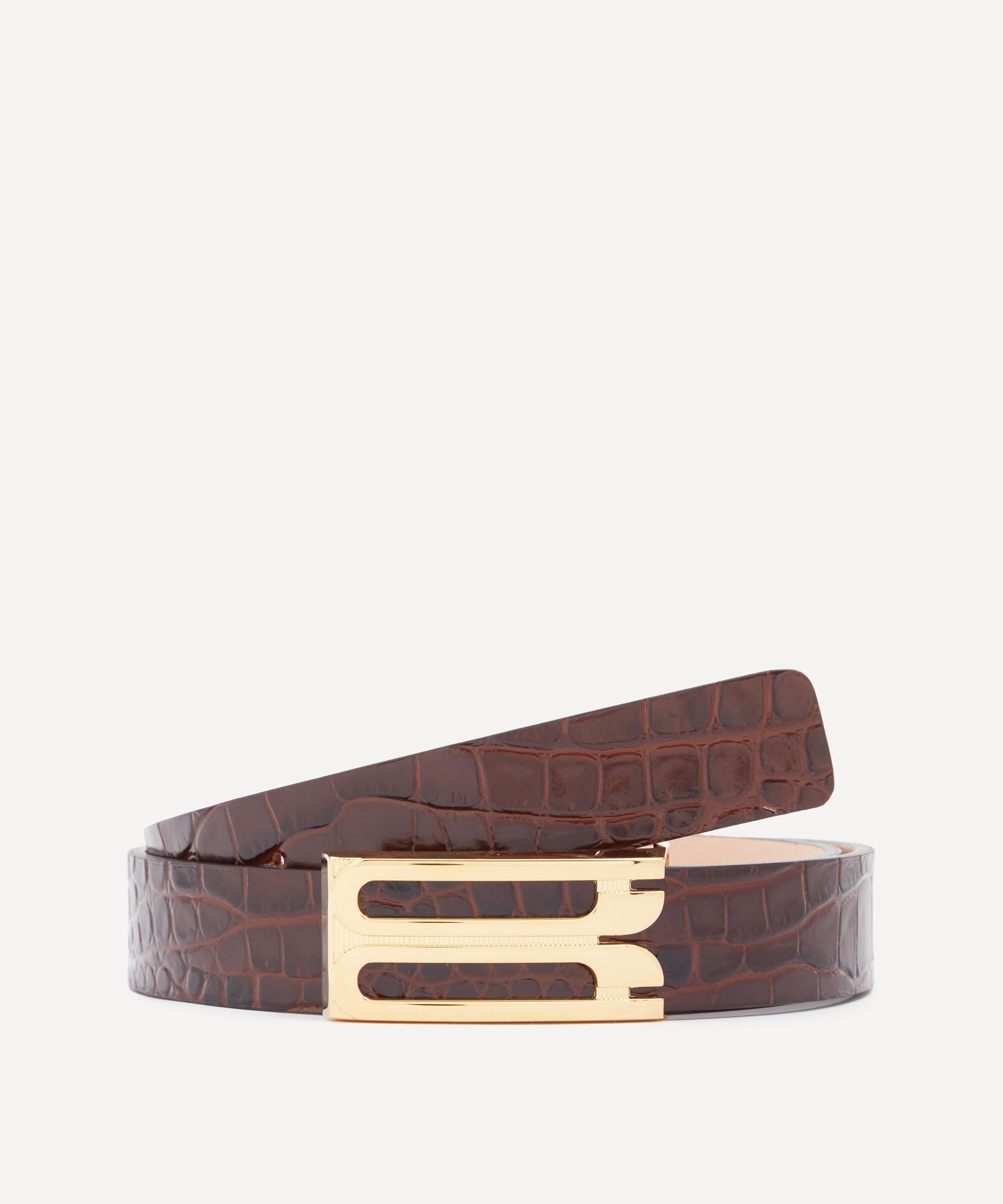 Victoria Beckham - Regular Dark Brown Frame Belt