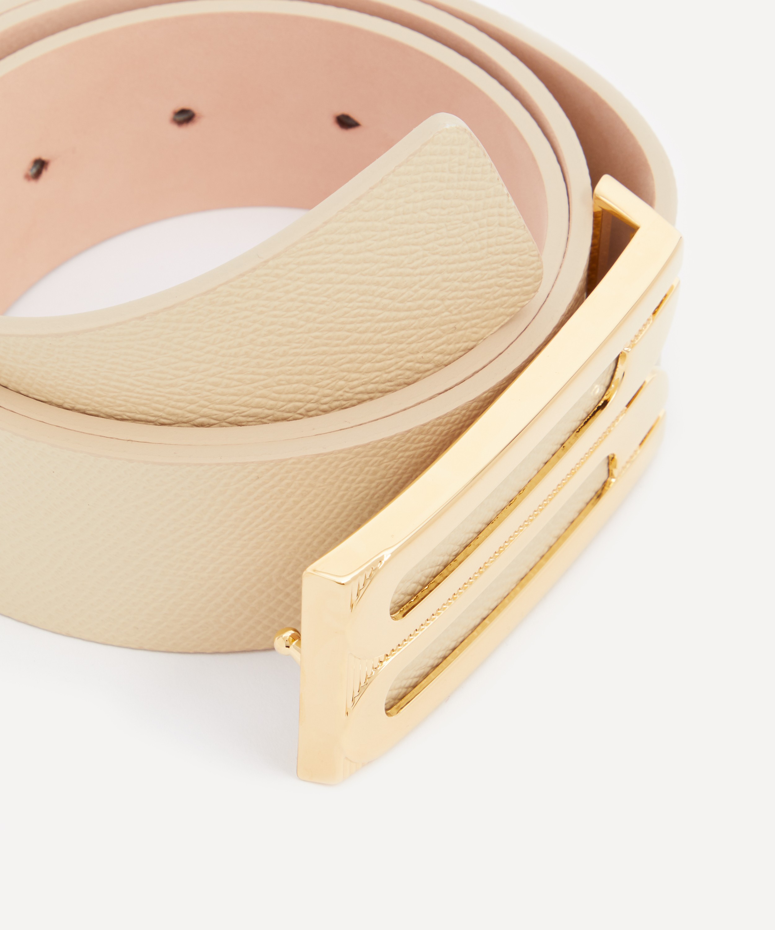 Victoria Beckham - Jumbo Ivory Frame Belt image number 1