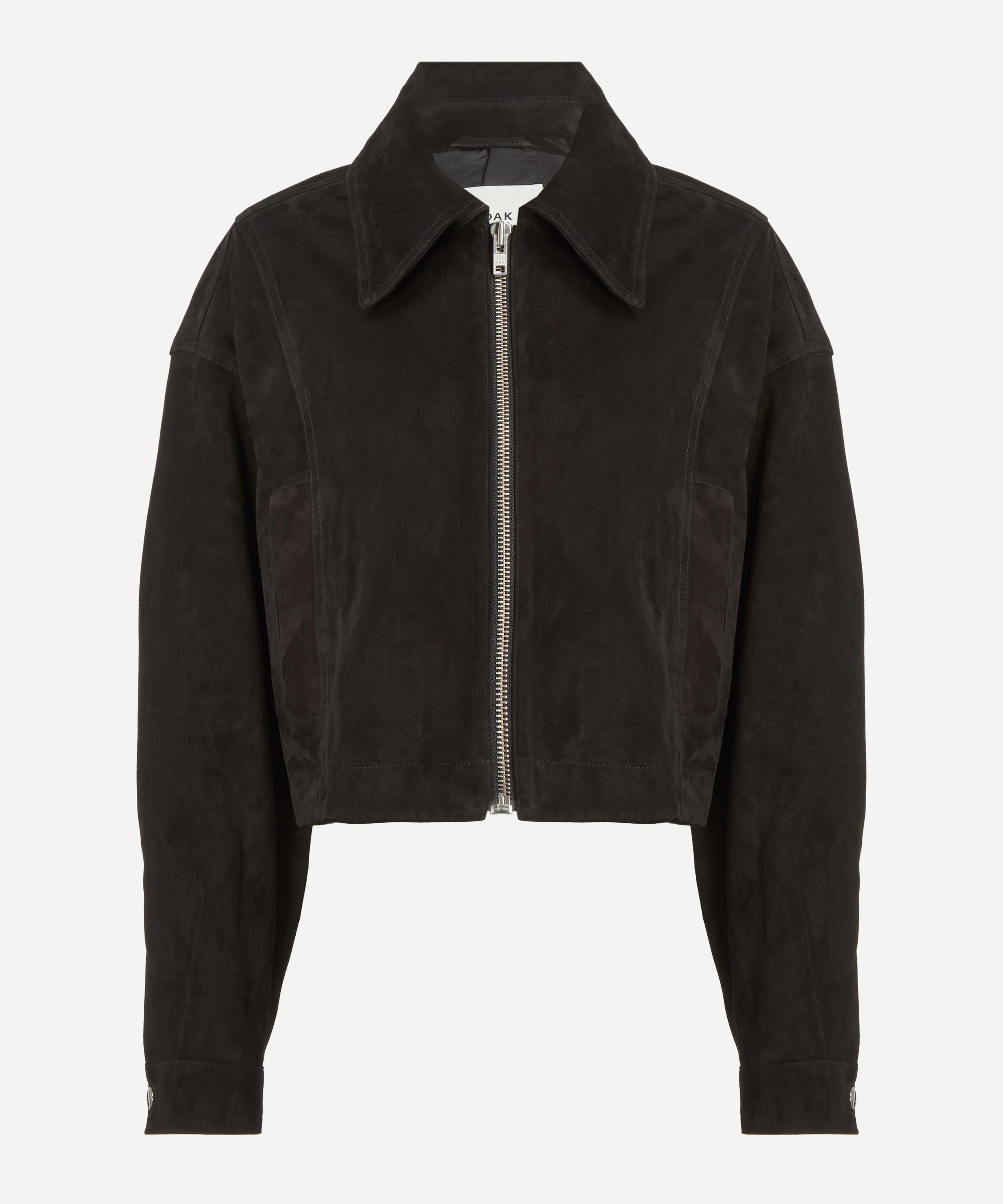 Ivy Oak - Lena Suede Bomber Jacket image number 0