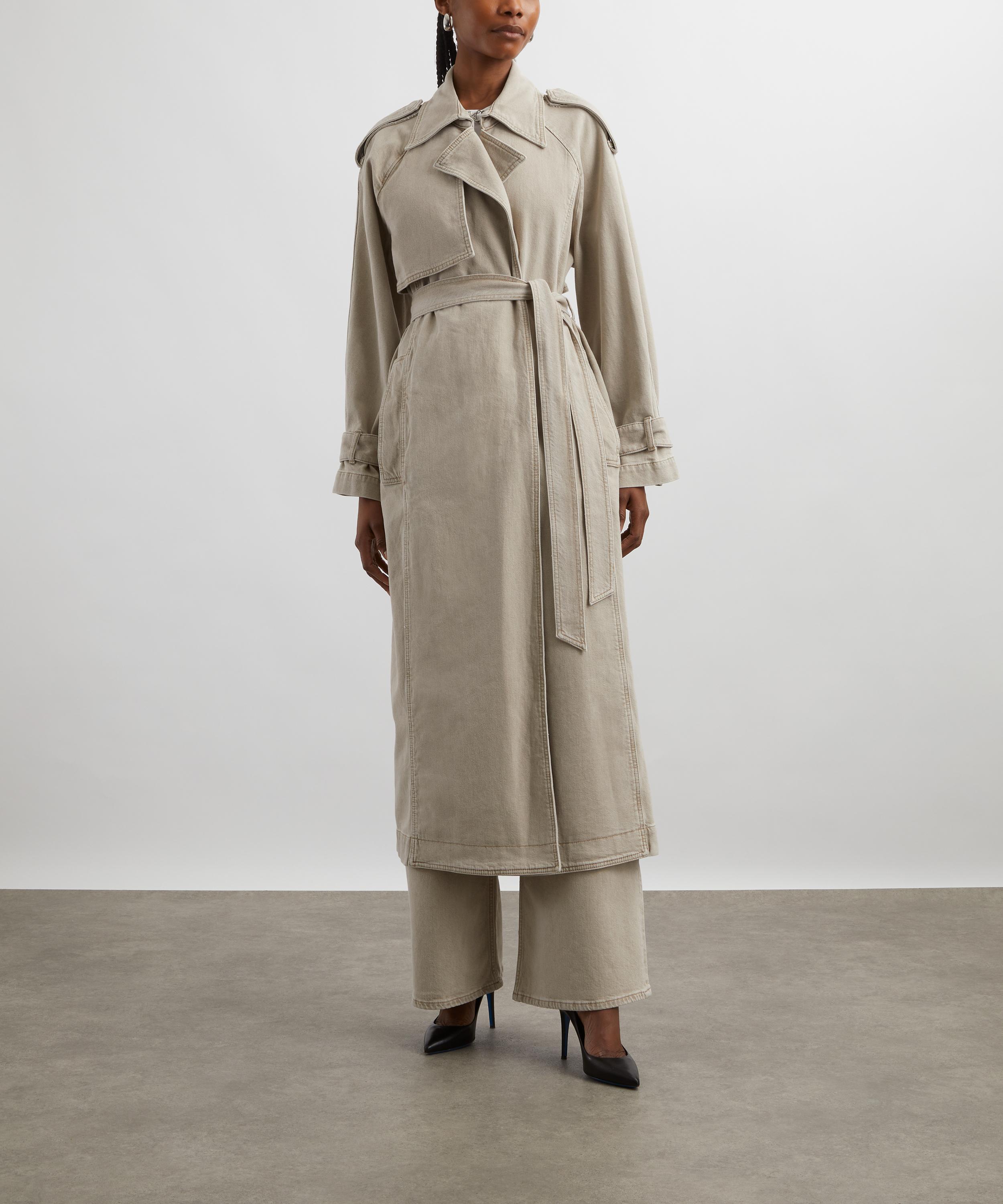 Ivy Oak - Cordelia Oversized Denim Trench Coat image number 2