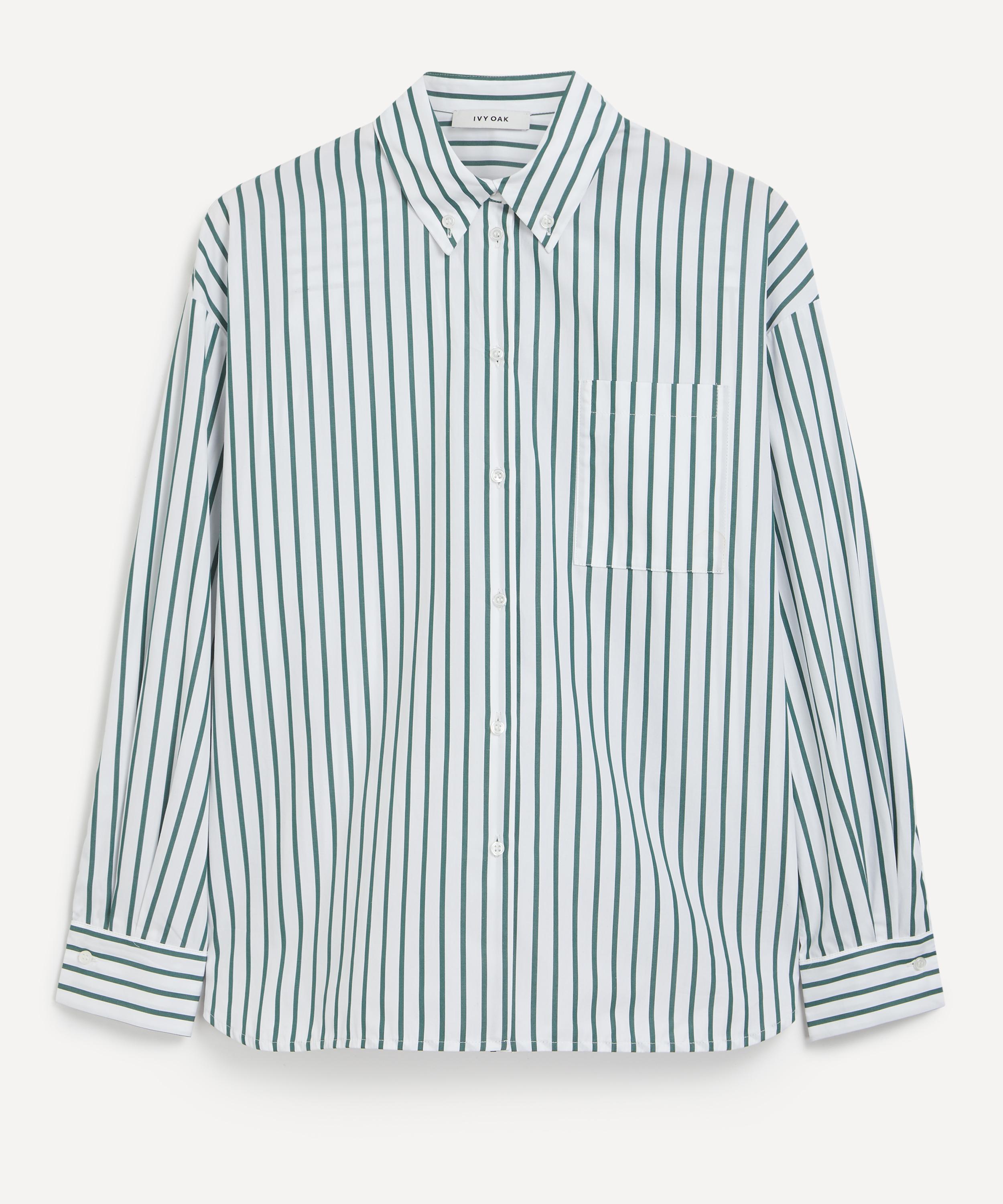 Ivy Oak - Bethany Lily Striped Cotton Blouse image number 0