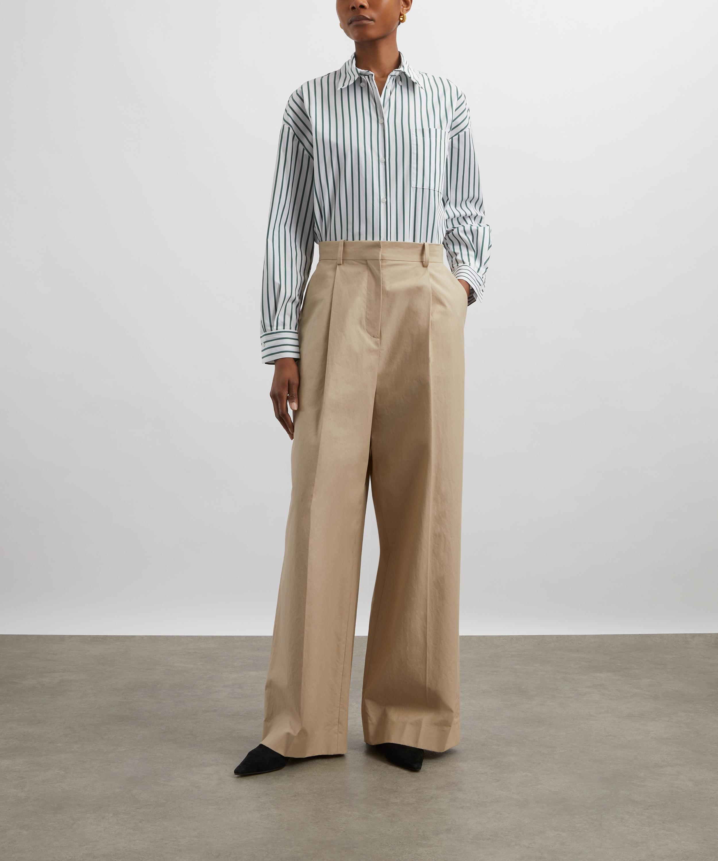 Ivy Oak - Bethany Lily Striped Cotton Blouse image number 1