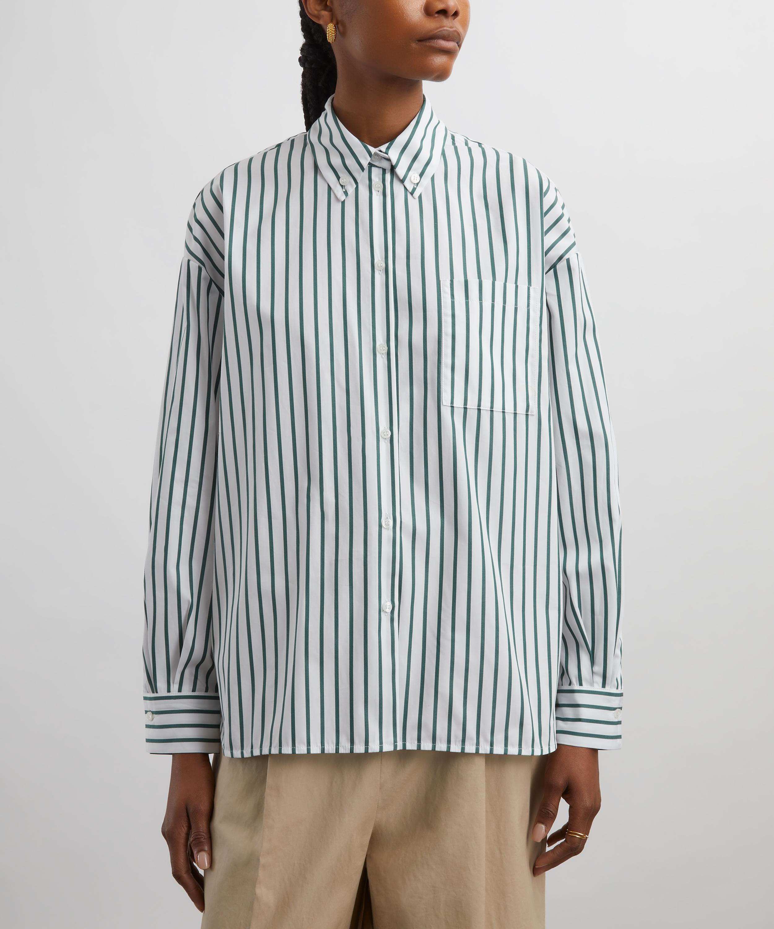 Ivy Oak - Bethany Lily Striped Cotton Blouse image number 2