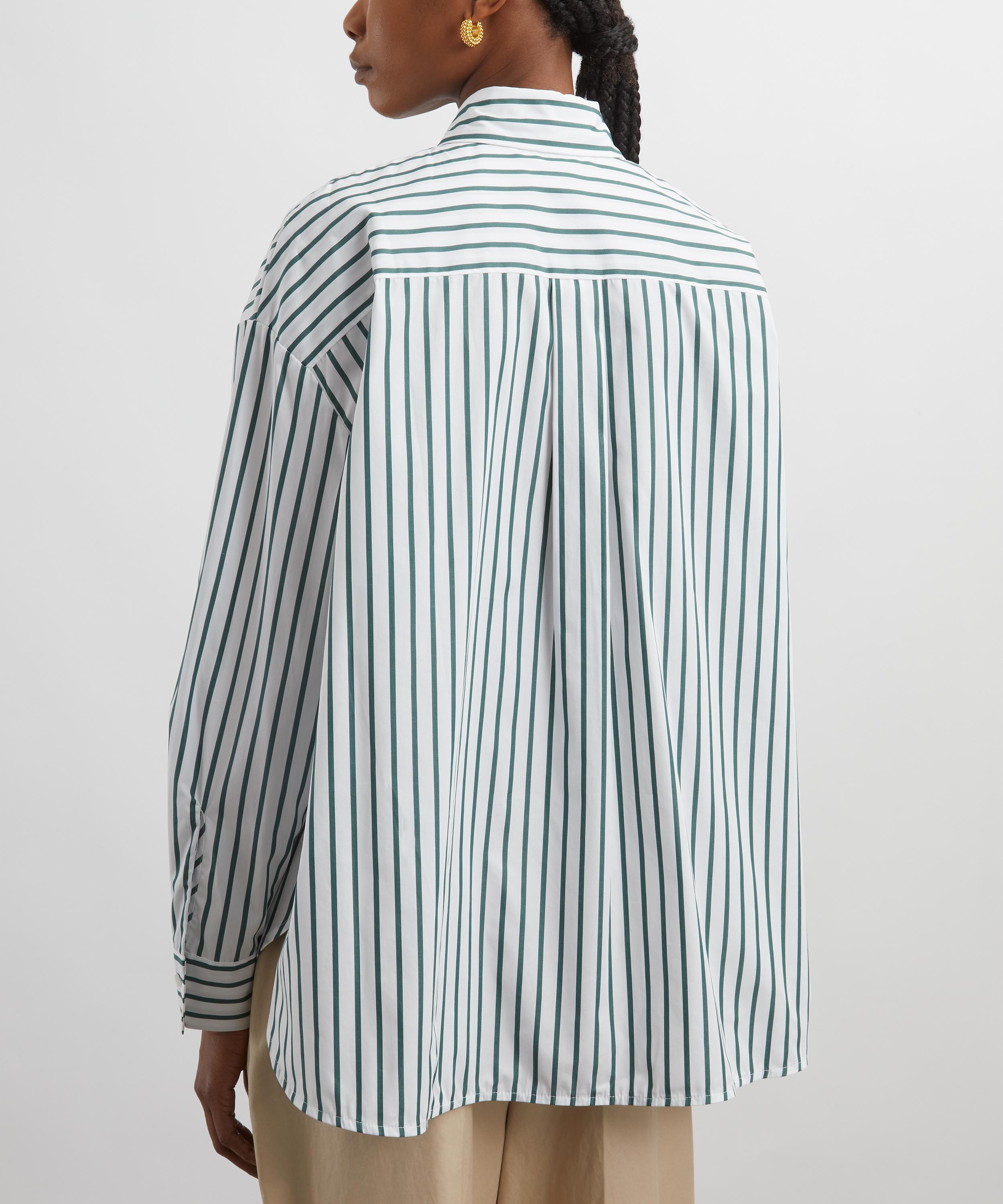 Ivy Oak - Bethany Lily Striped Cotton Blouse image number 3