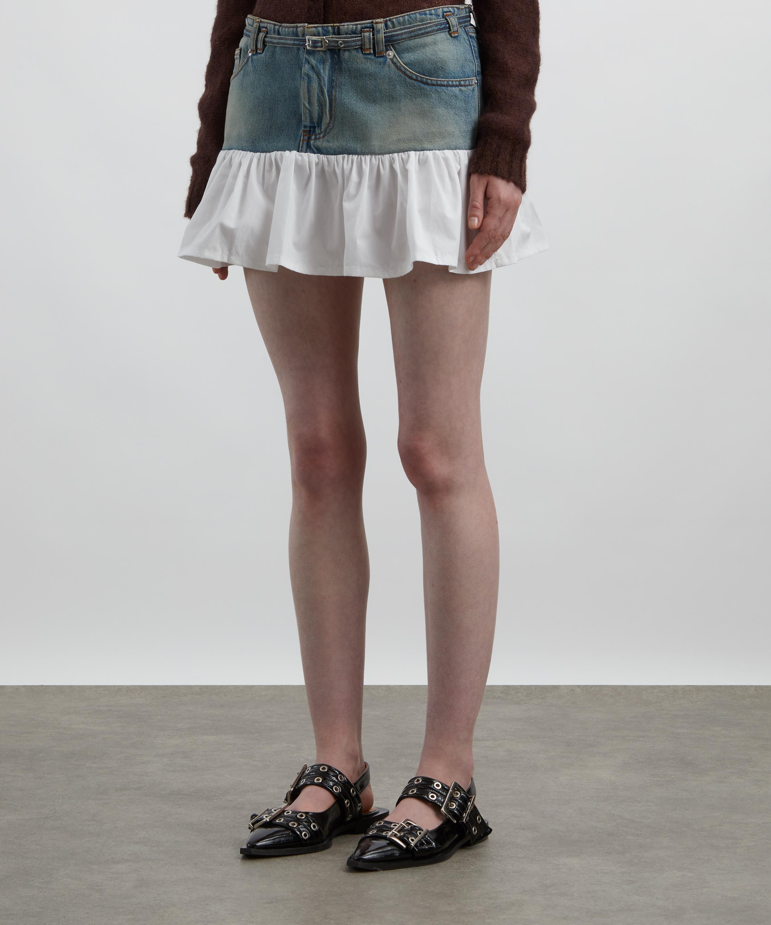 Gimaguas - Nena Denim Poplin Mini Skirt image number 2