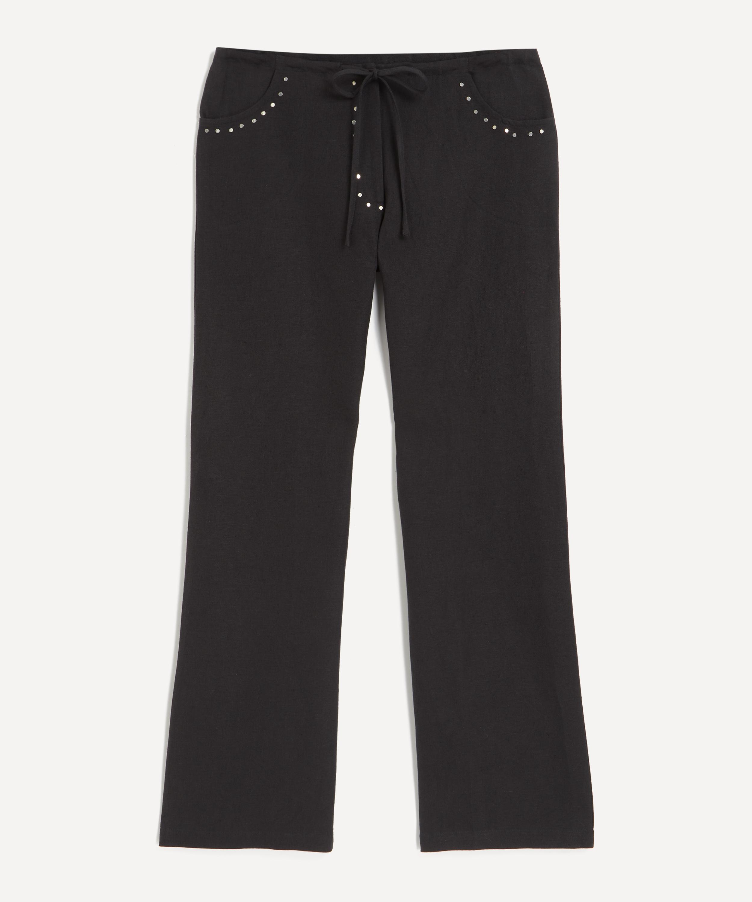 Gimaguas - Deyla Linen-Cotton Wide-Leg Trousers   image number 0