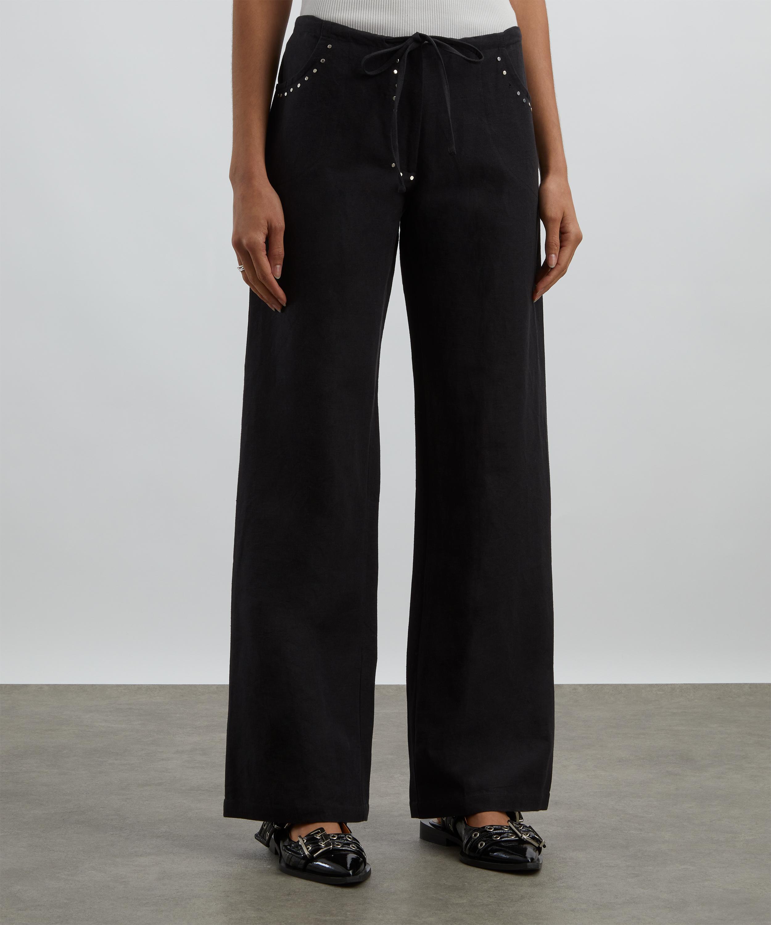 Gimaguas - Deyla Linen-Cotton Wide-Leg Trousers   image number 2