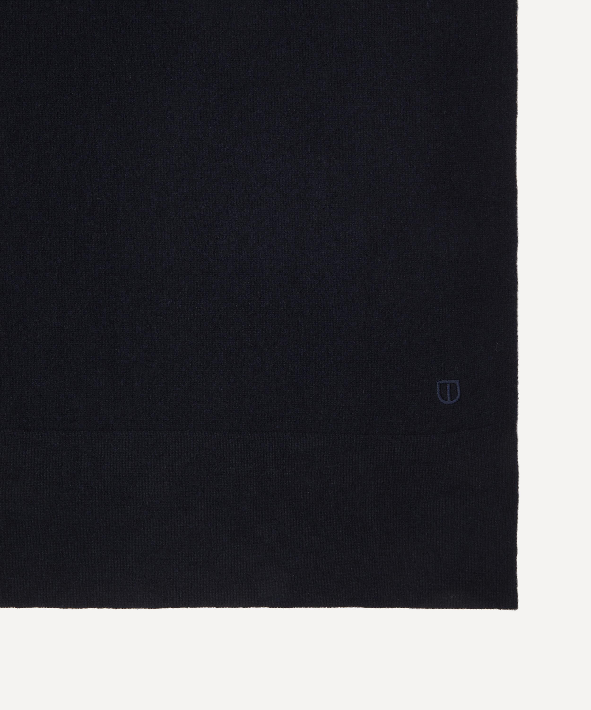 THE UNIFORM - The Oversized Scarf in Navy image number 2