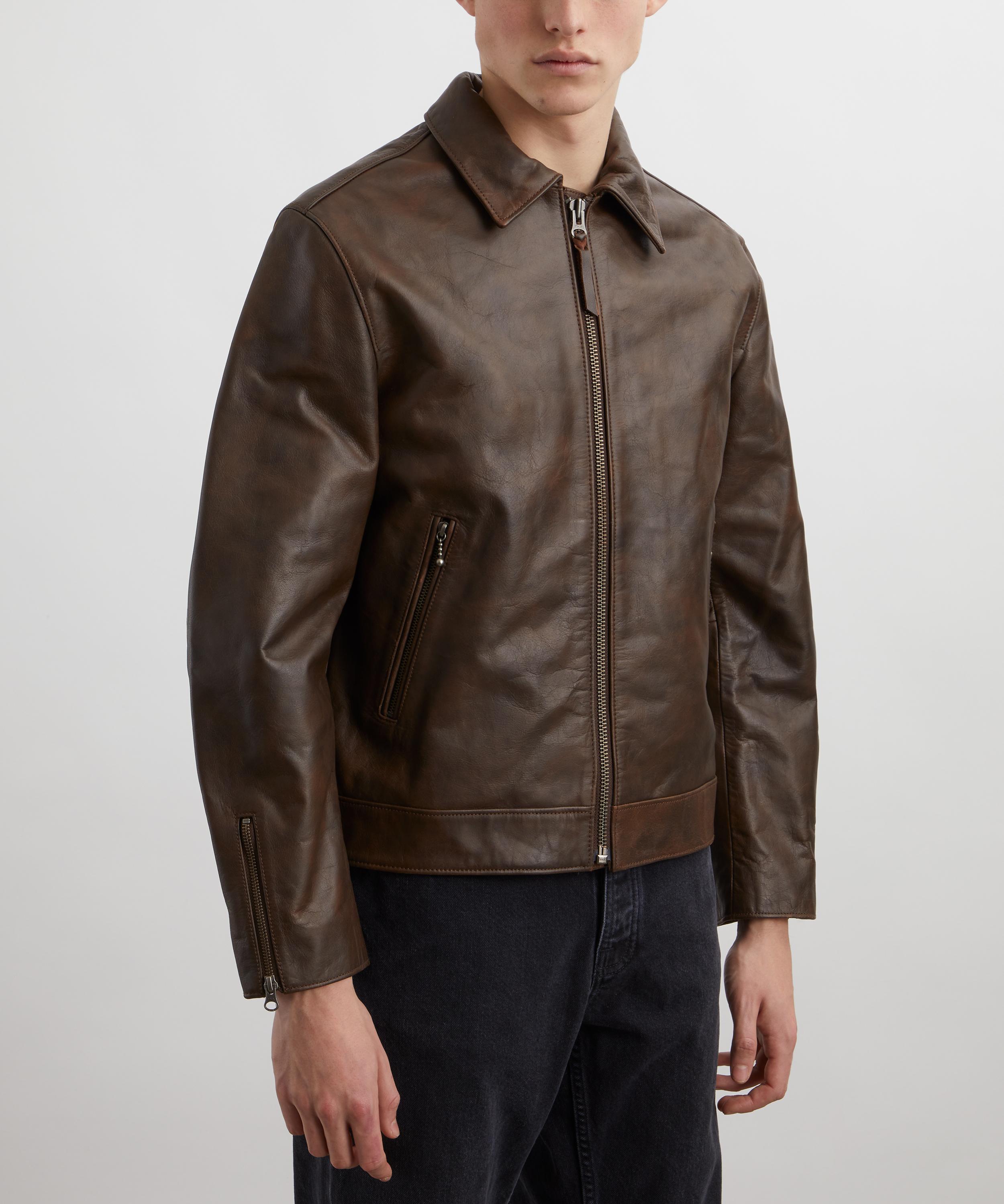Nudie Jeans - Eddy Rider Leather Jacket image number 2