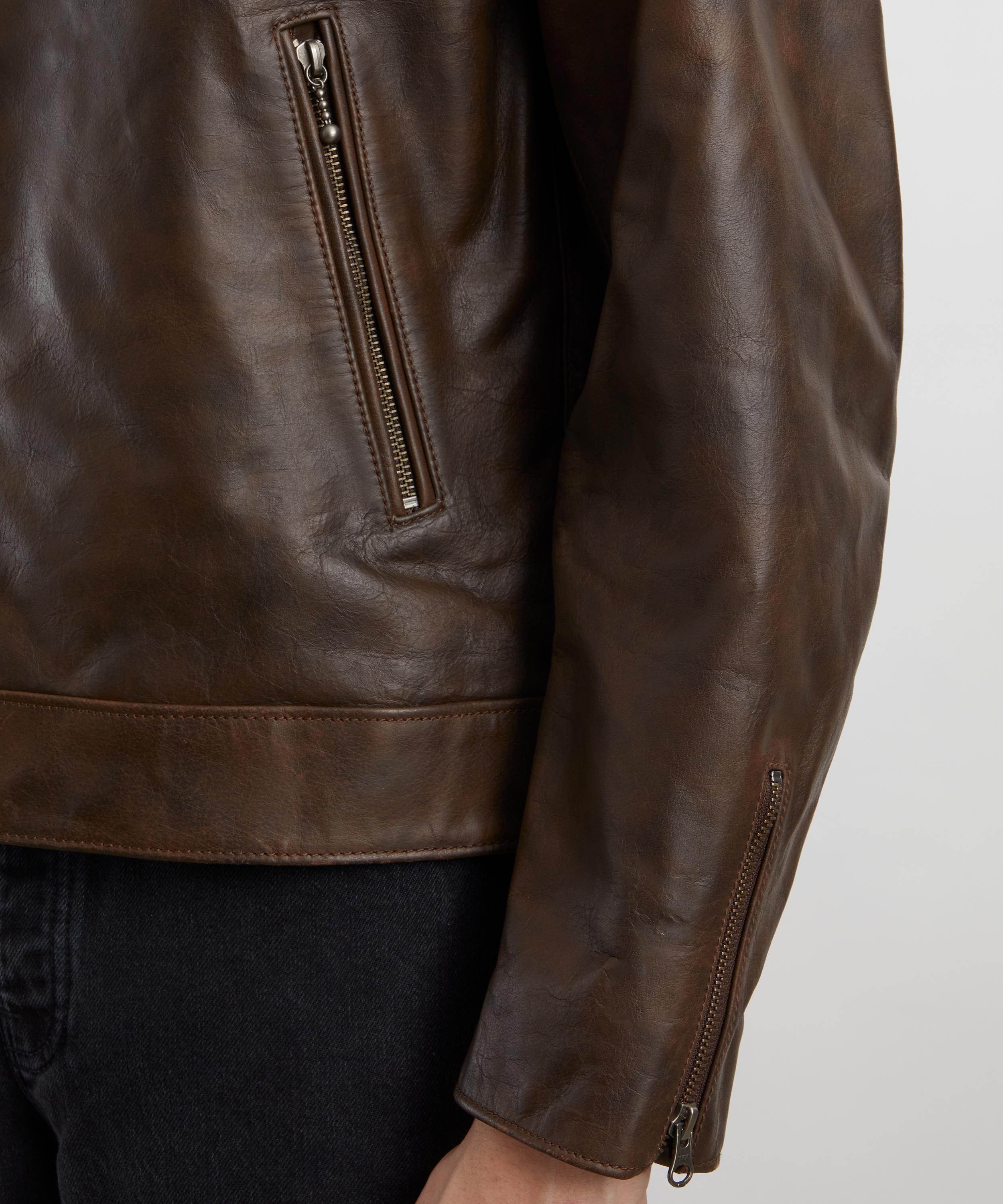 Nudie Jeans - Eddy Rider Leather Jacket image number 4