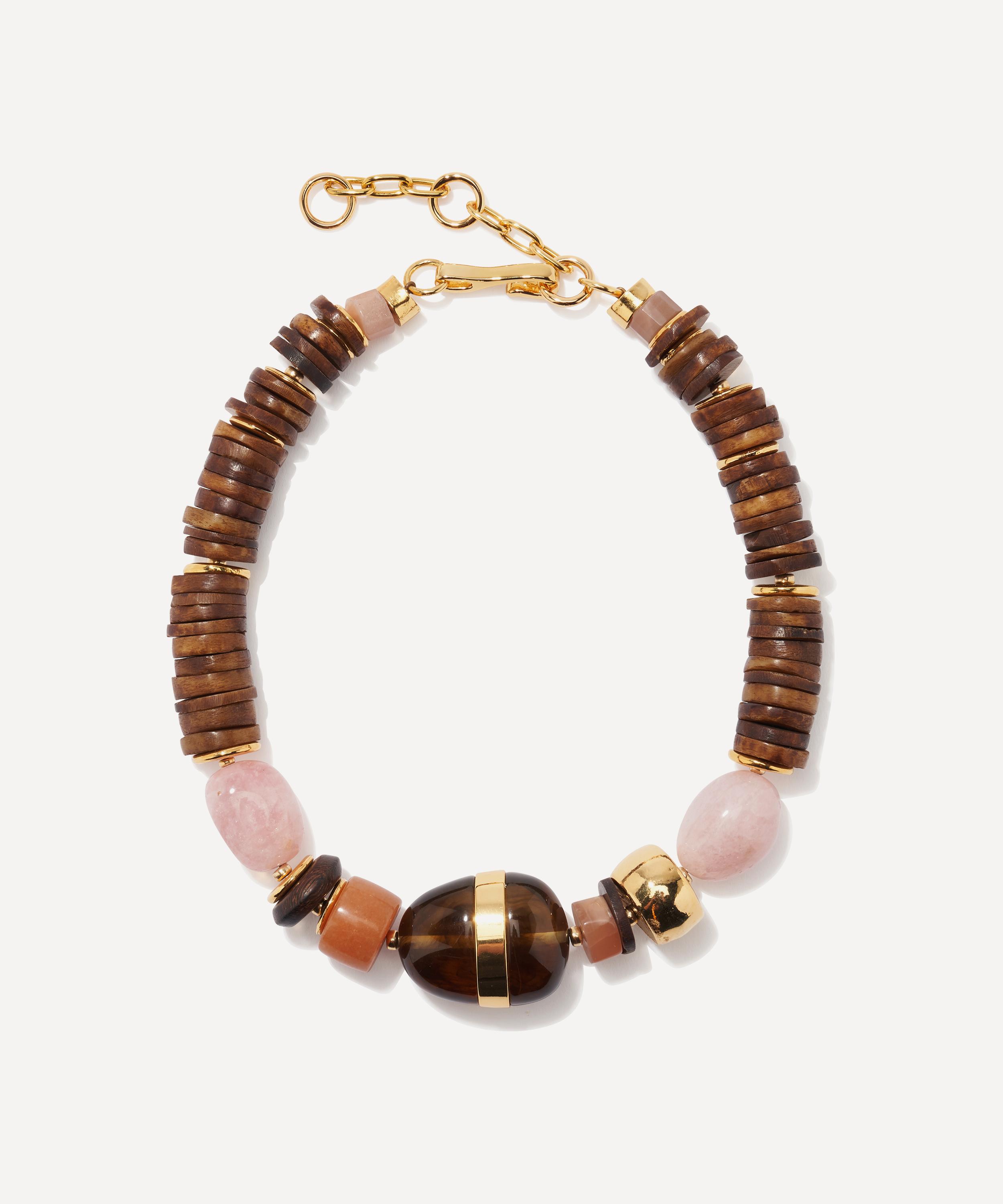 Lizzie Fortunato - Gold-Plated Neptune Collar Necklace image number 0