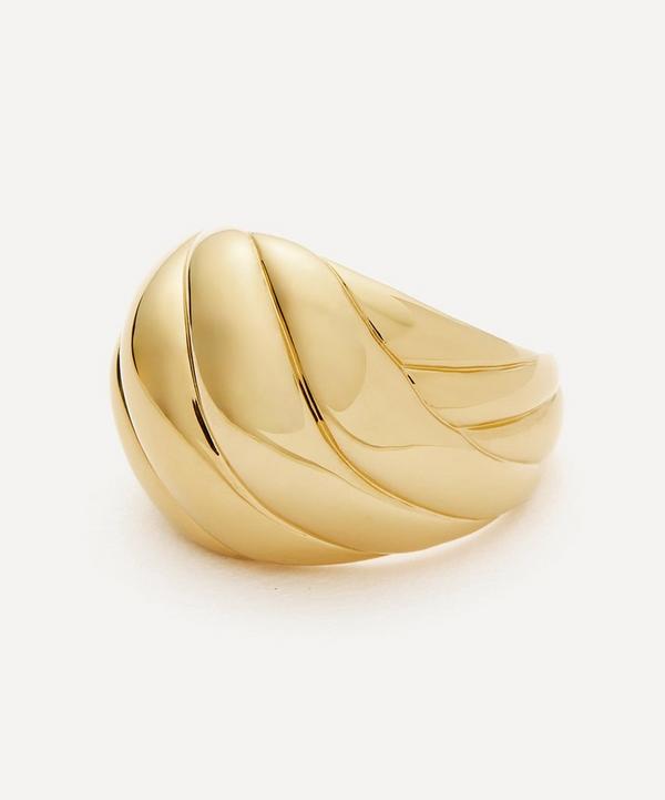 Missoma X Rouje 18ct Gold-Plated Kat Chunky Dome Ring | Liberty Missoma X Rouje 18ct Gold-Plated Kat Chunky Dome Ring | Liberty