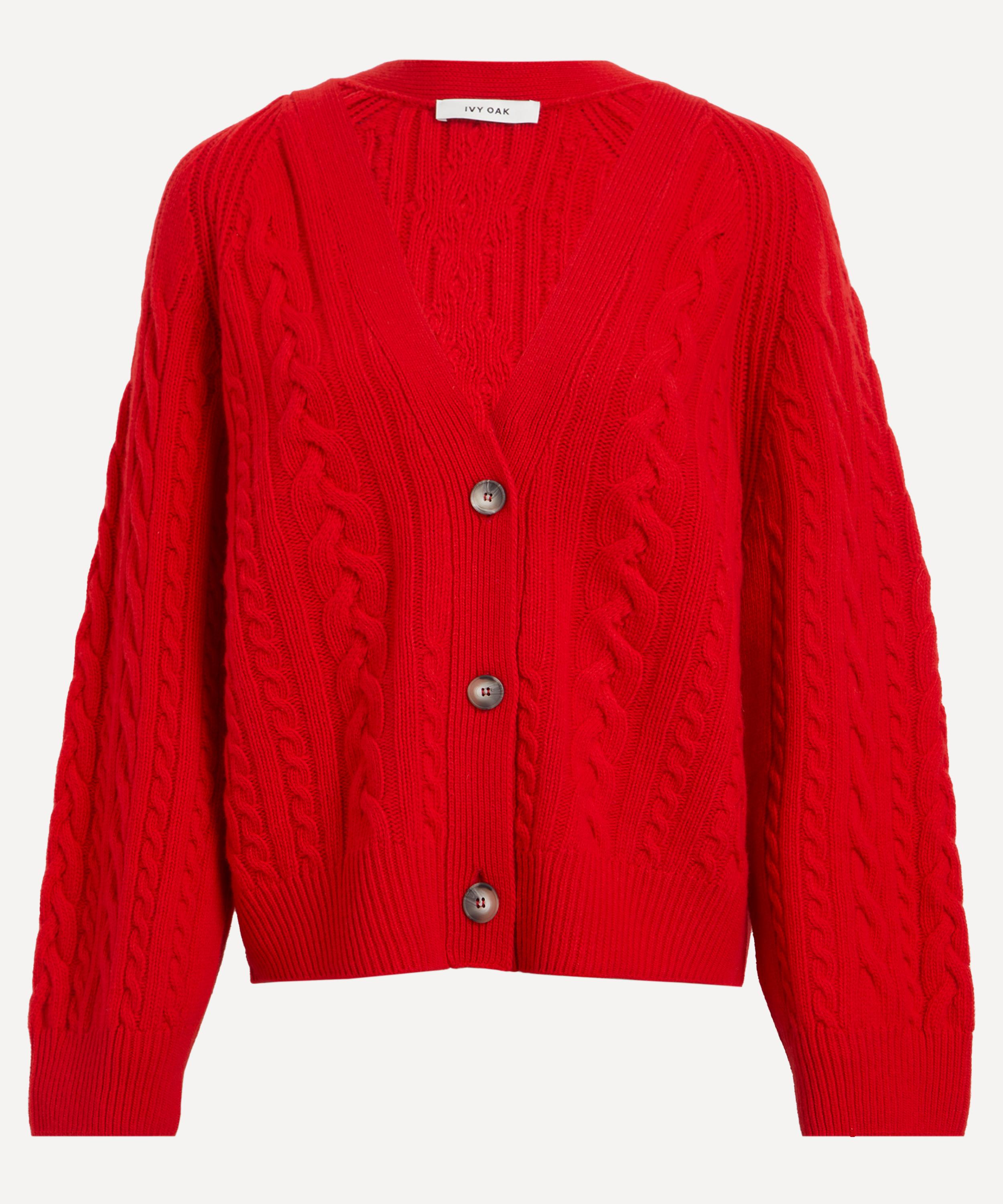 Ivy Oak - Kymberly Merino Wool Cable-Knit Cardigan image number 0
