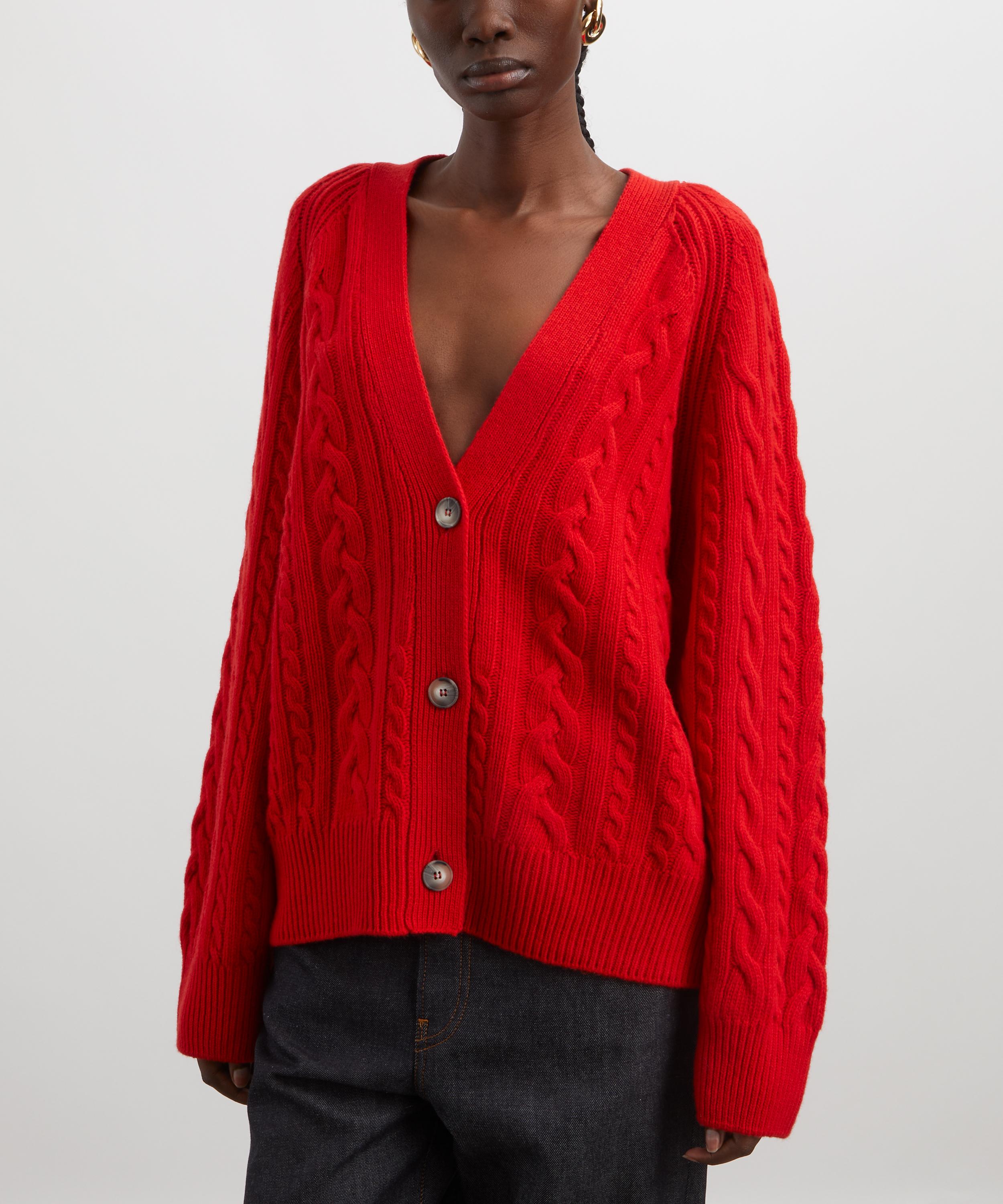 Ivy Oak - Kymberly Merino Wool Cable-Knit Cardigan image number 2