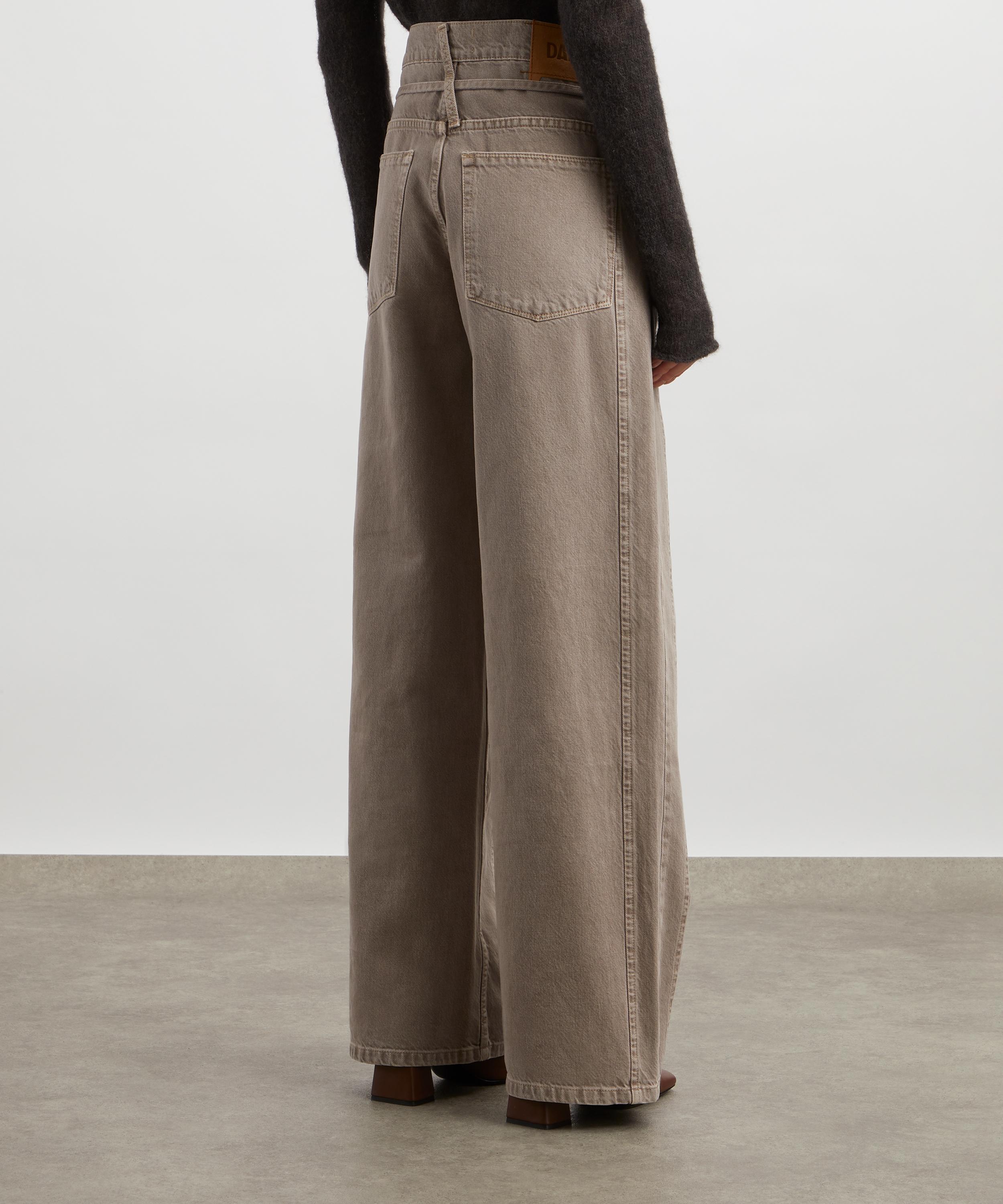 DALA - Tie Front Sling Jeans in Pure Cashmere image number 3