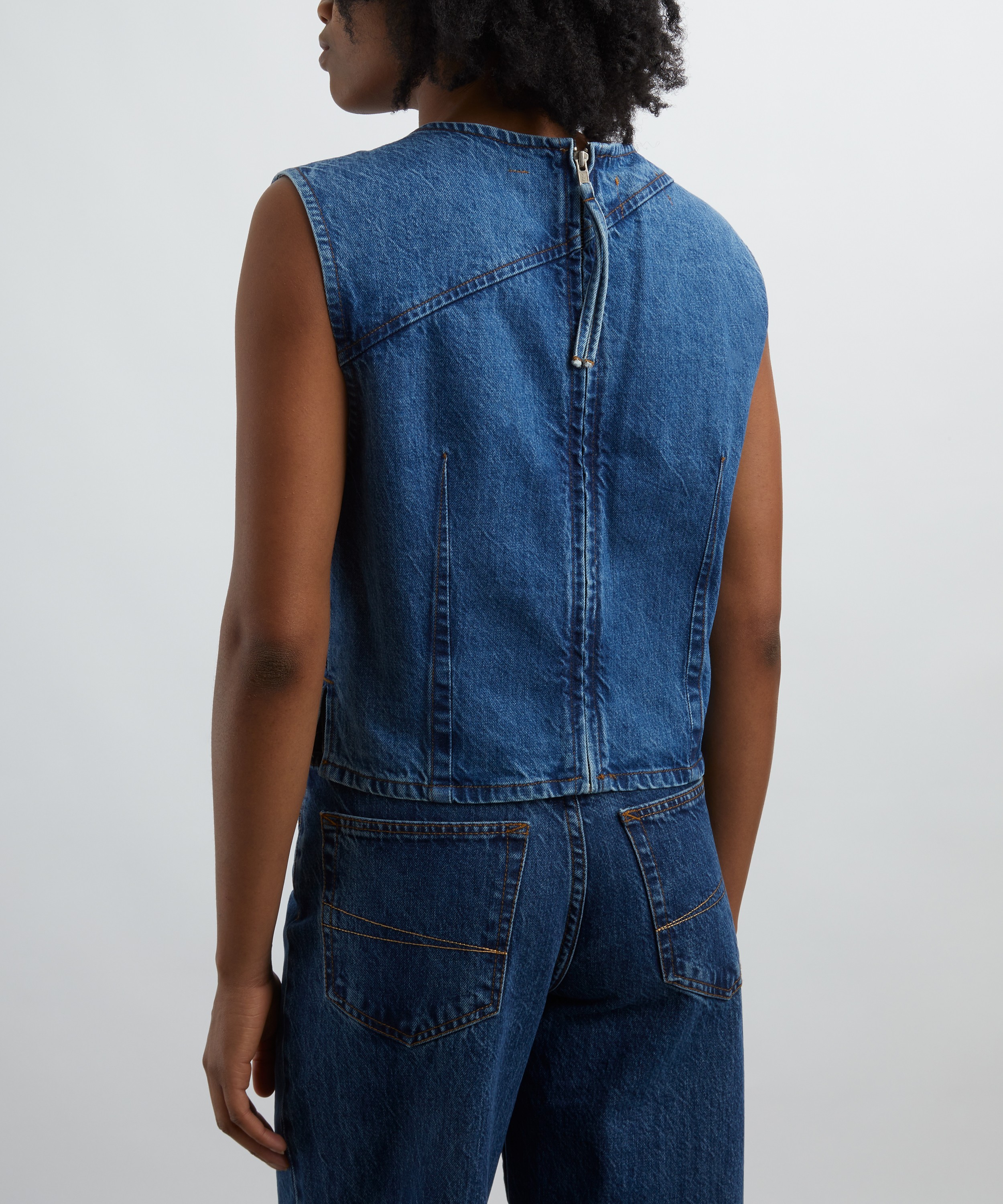 DALA - Angle Denim Tank Top image number 3