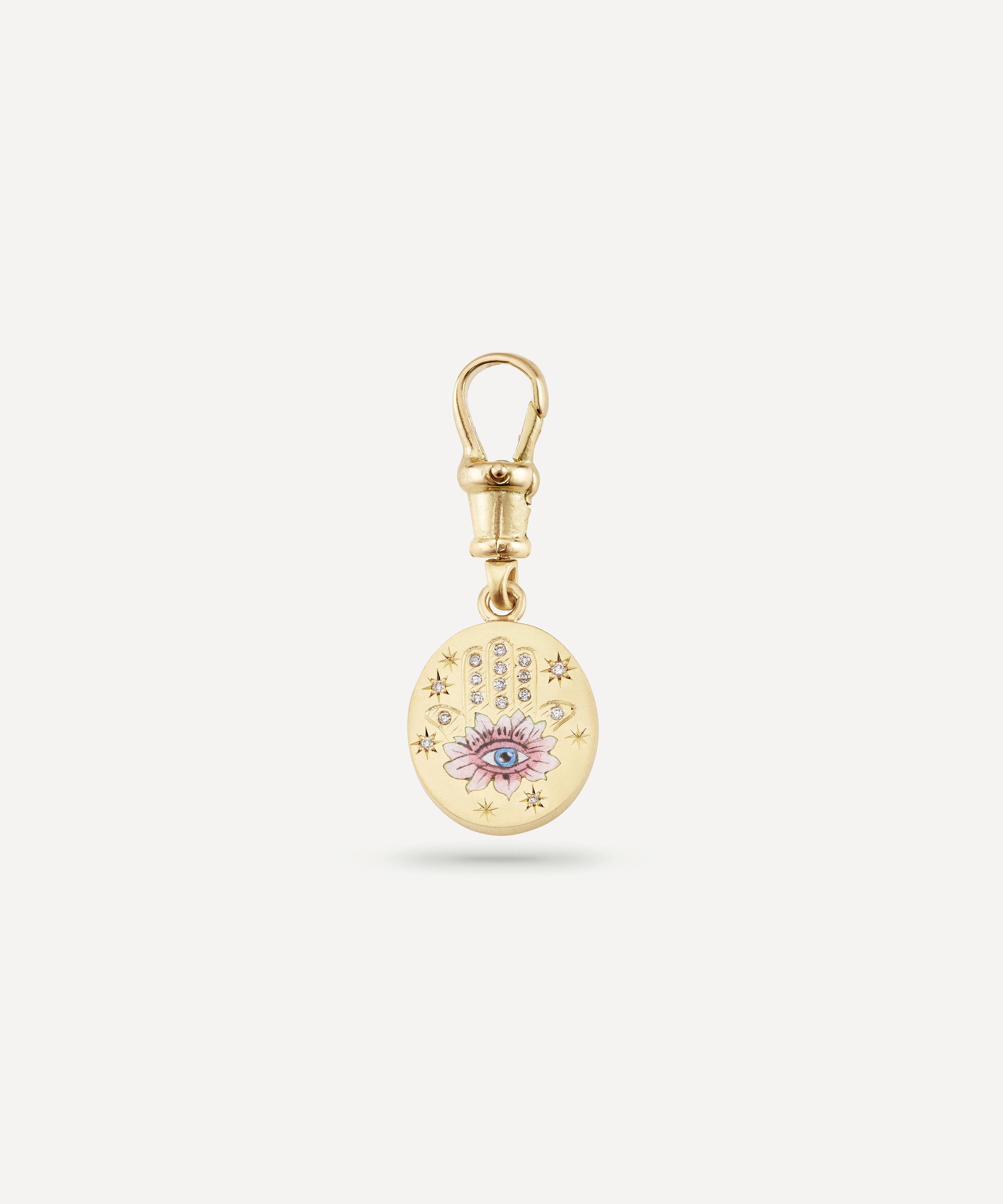 Cece Jewellery - 18ct Gold Protector Pendant Necklace image number 3