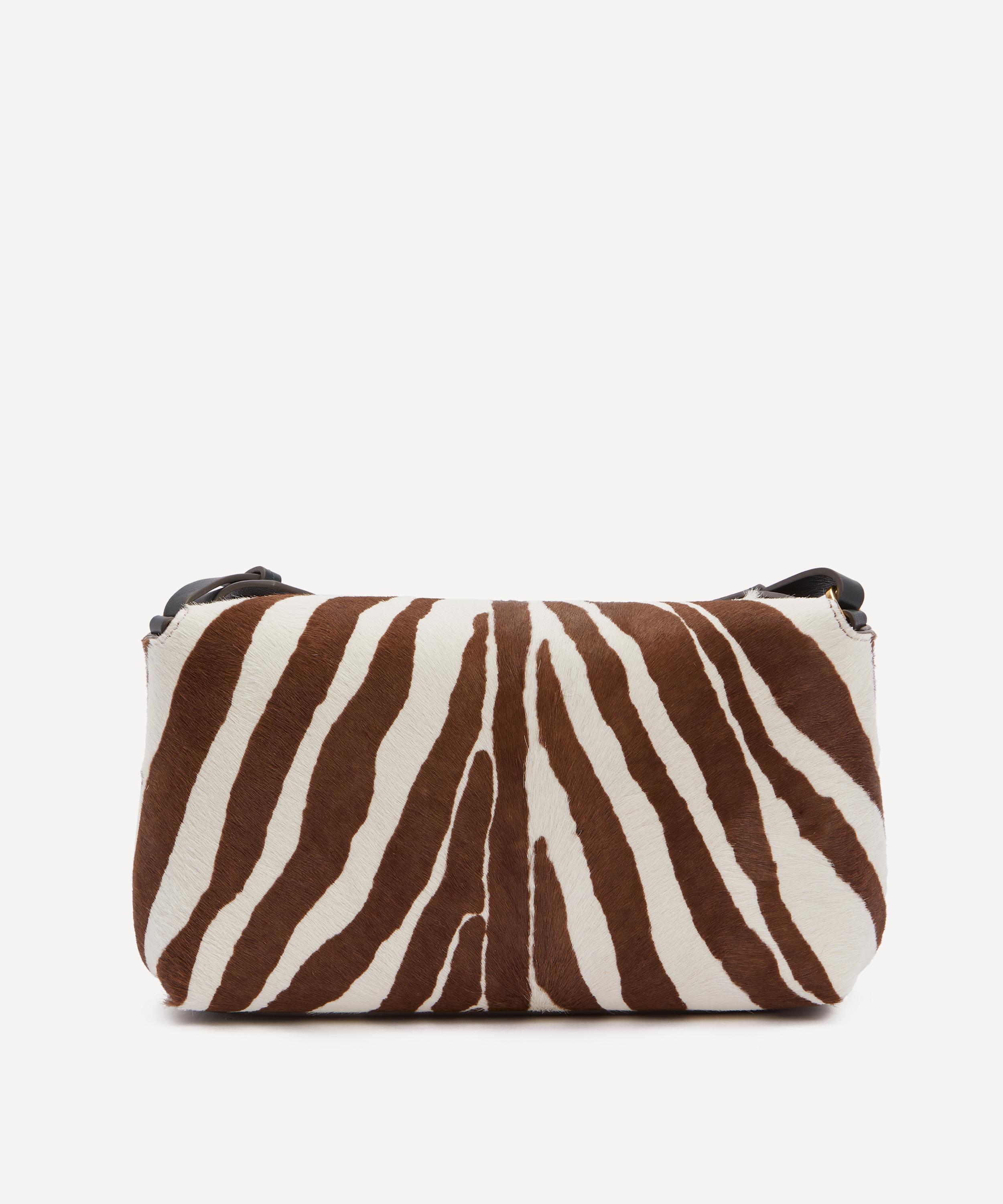 Anya Hindmarch - Mortimer Cross-Body Zebra-Print Calf Hair Bag image number 2