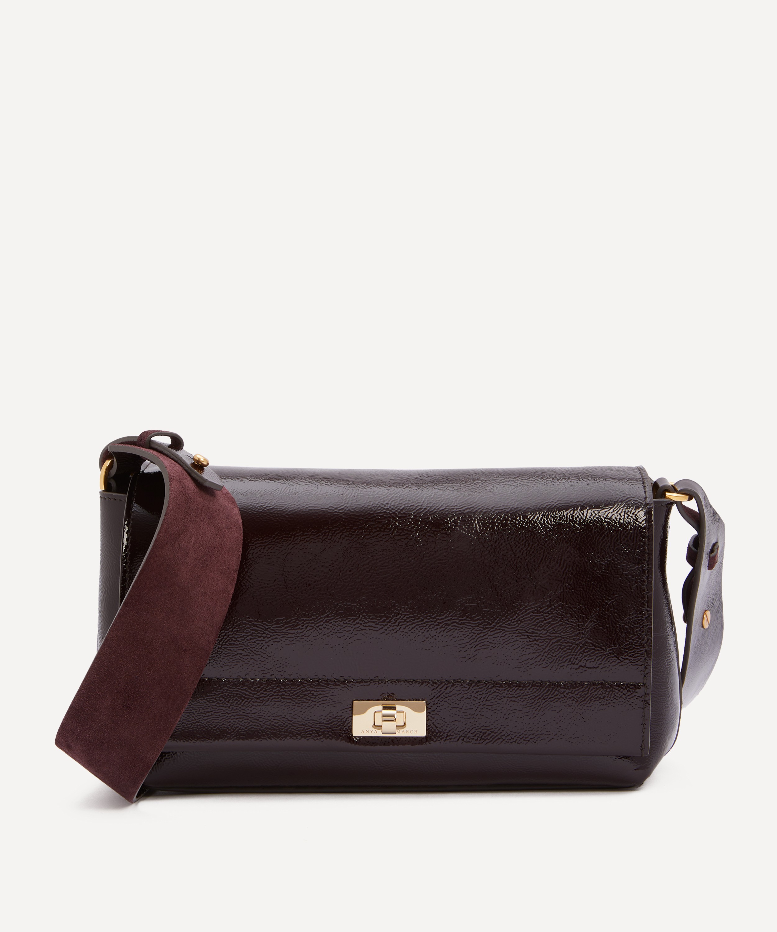 Anya Hindmarch - Mortimer Cross-Body Patent Leather Bag image number 0